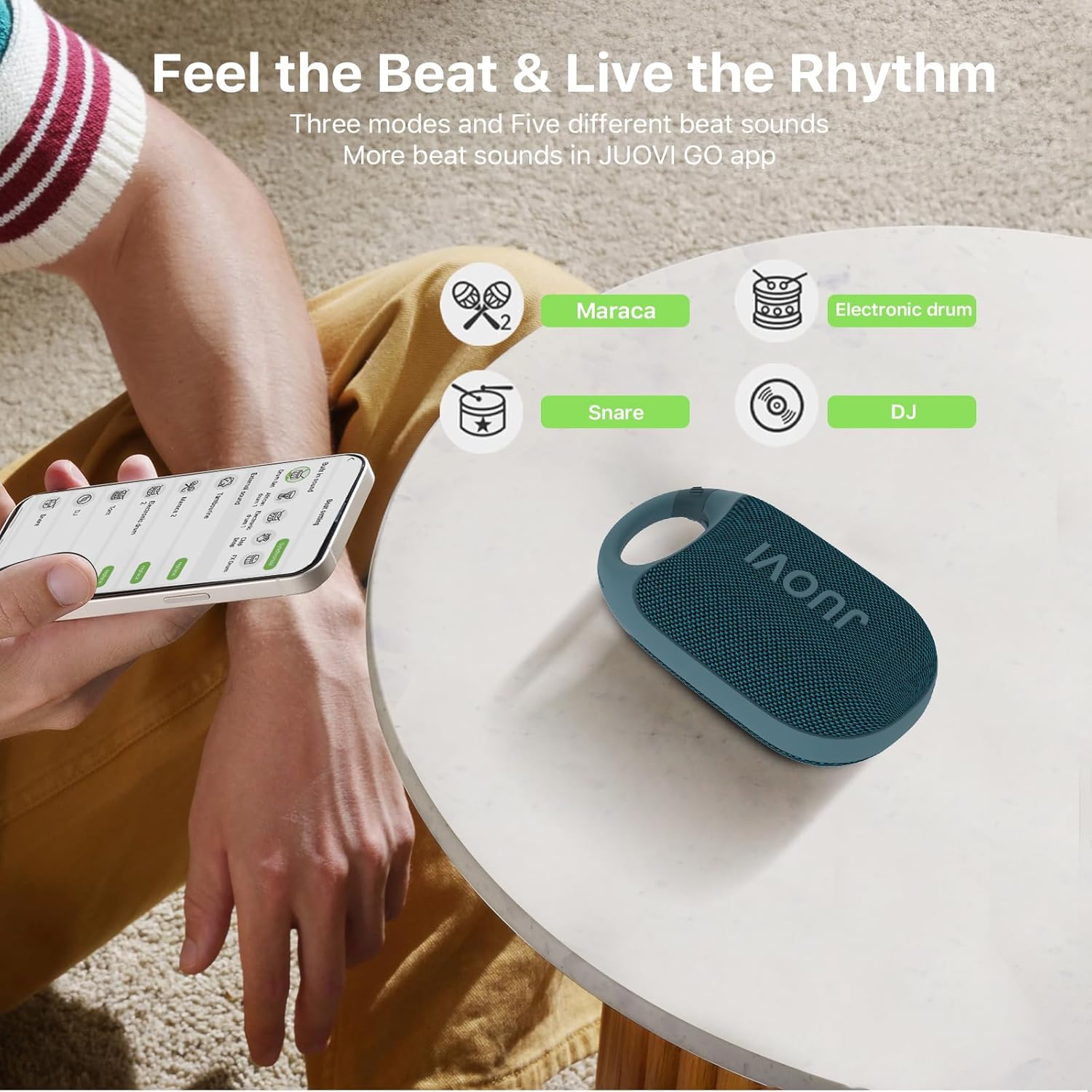 Thumbnail 4 de JUOVI Clip Bluetooth Waterproof Speaker 24H playtime 🔊