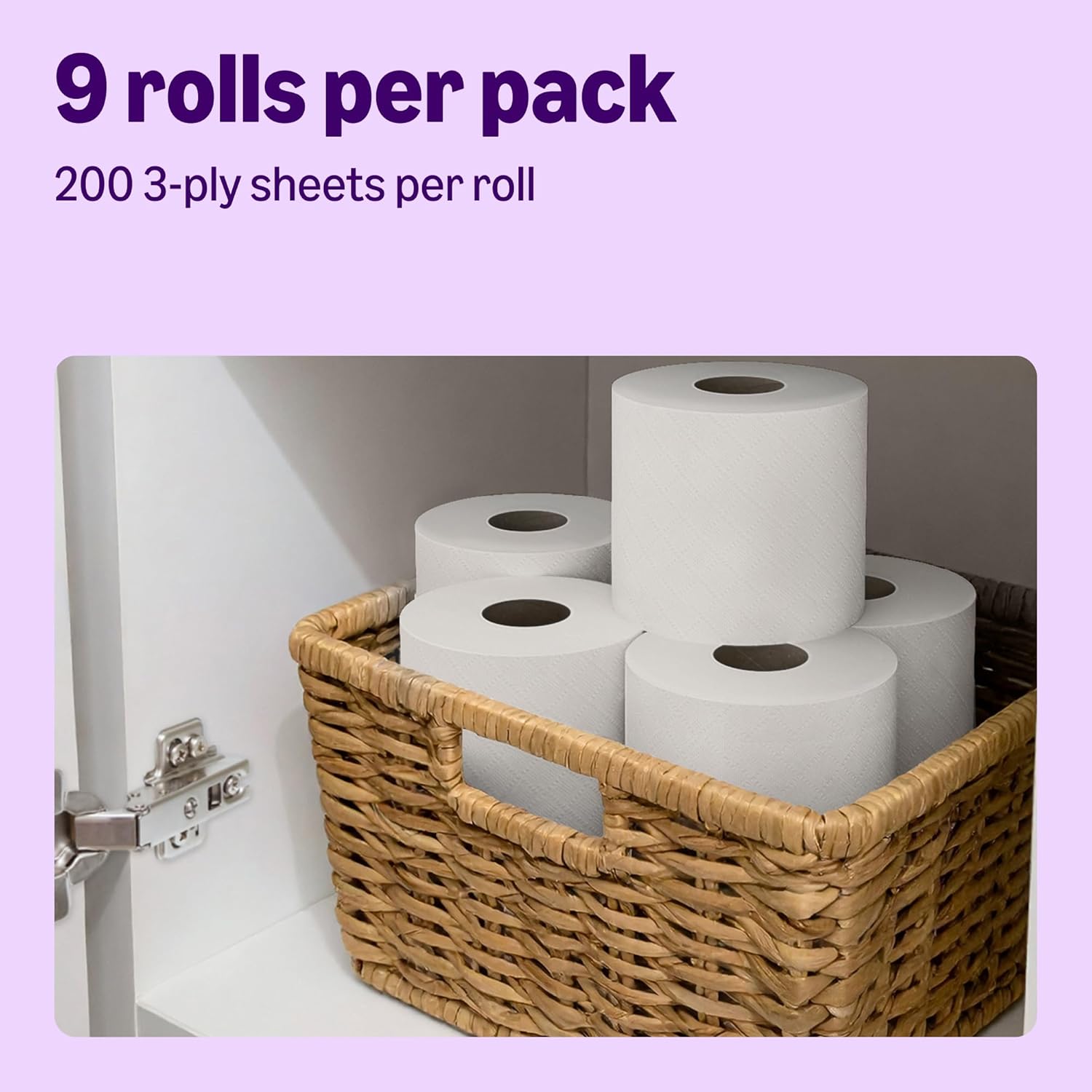 Detalle de By Amazon Super Soft Toilet Tissue, 3-ply, 45 Rolls – FSC Certified, UK-Made