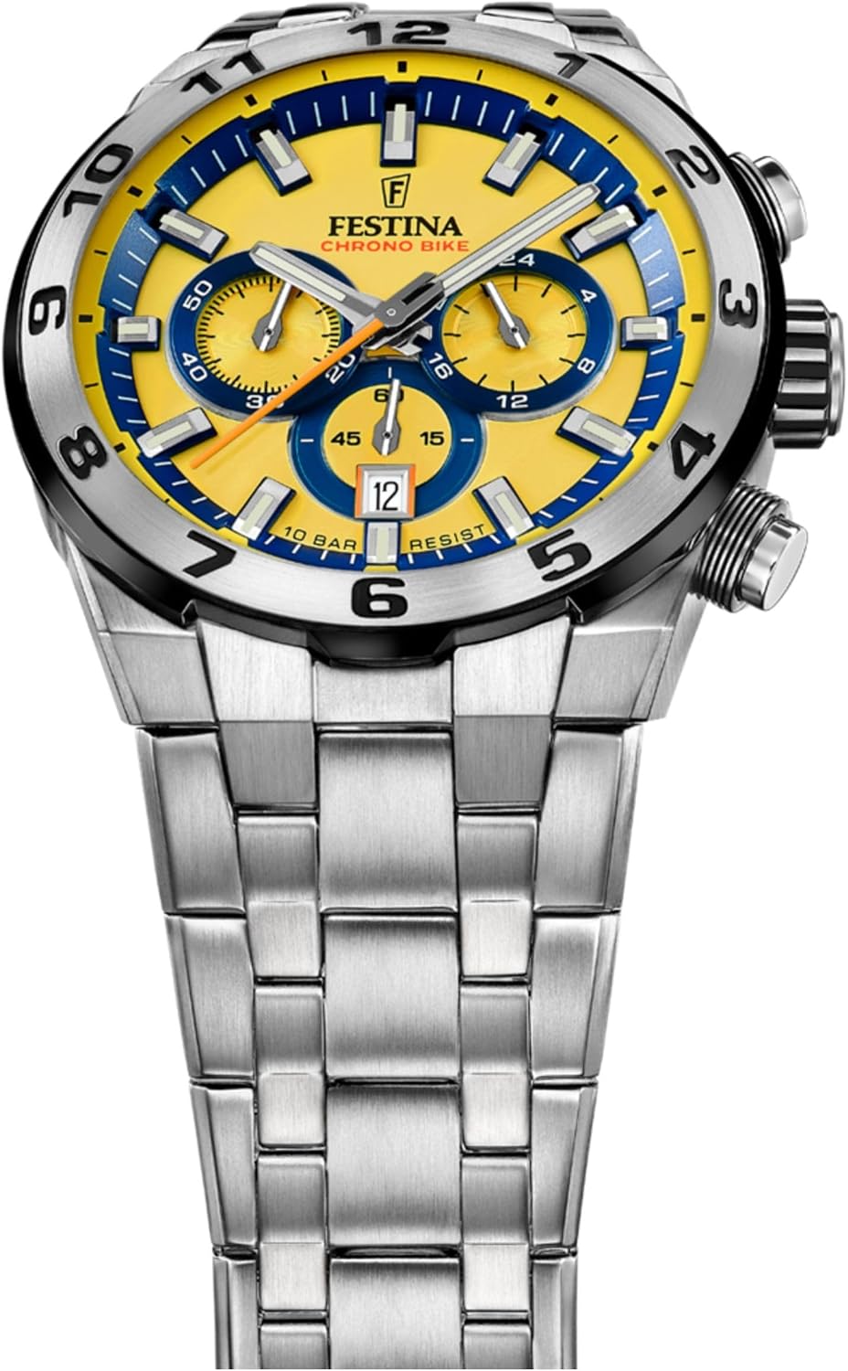 Thumbnail 1 de Festina Herren Uhr Analog F20670/4 „Chrono Bike“ aus Edelstahl 316L – Quarz, Chronograph & Kalender