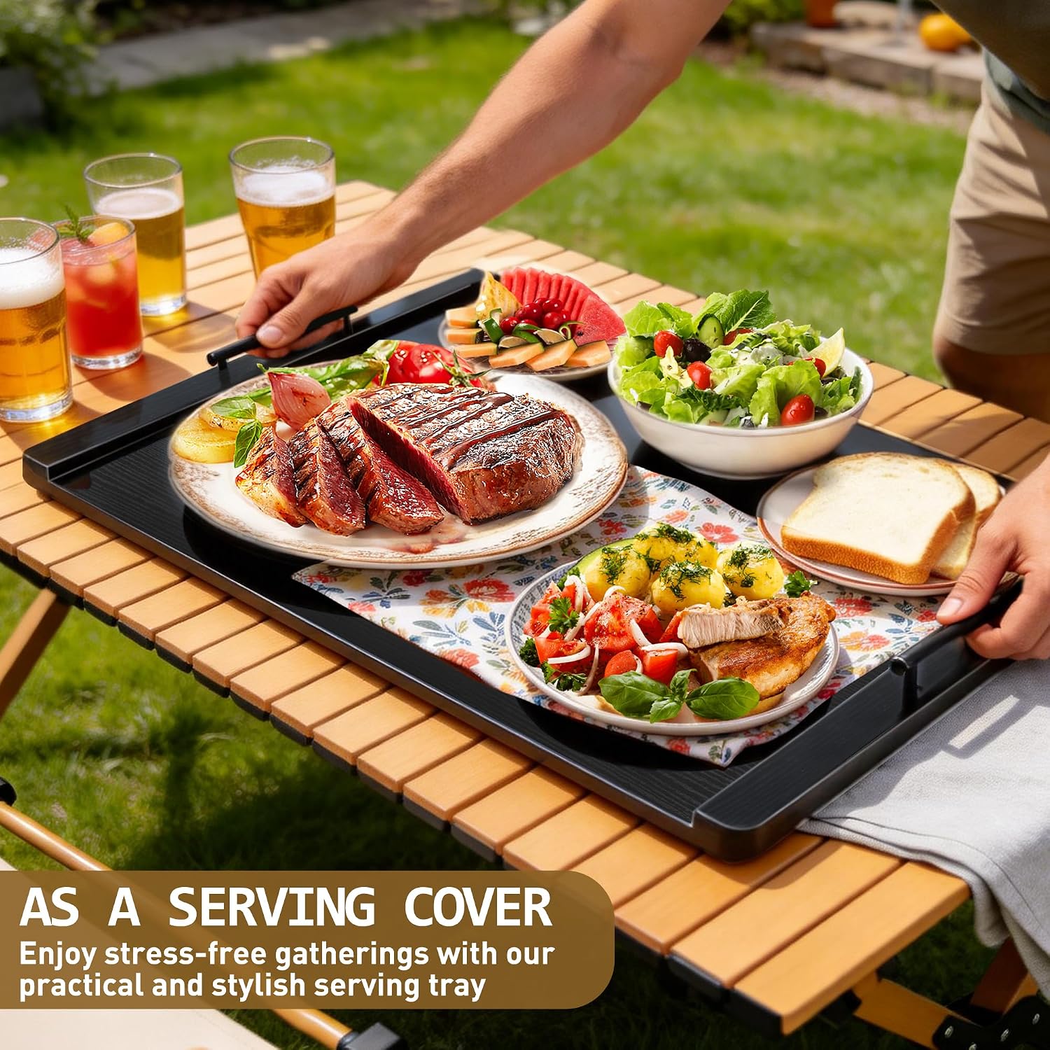 Detalle de FUSOUBOTY Noodle Board Stove Cover with Handles