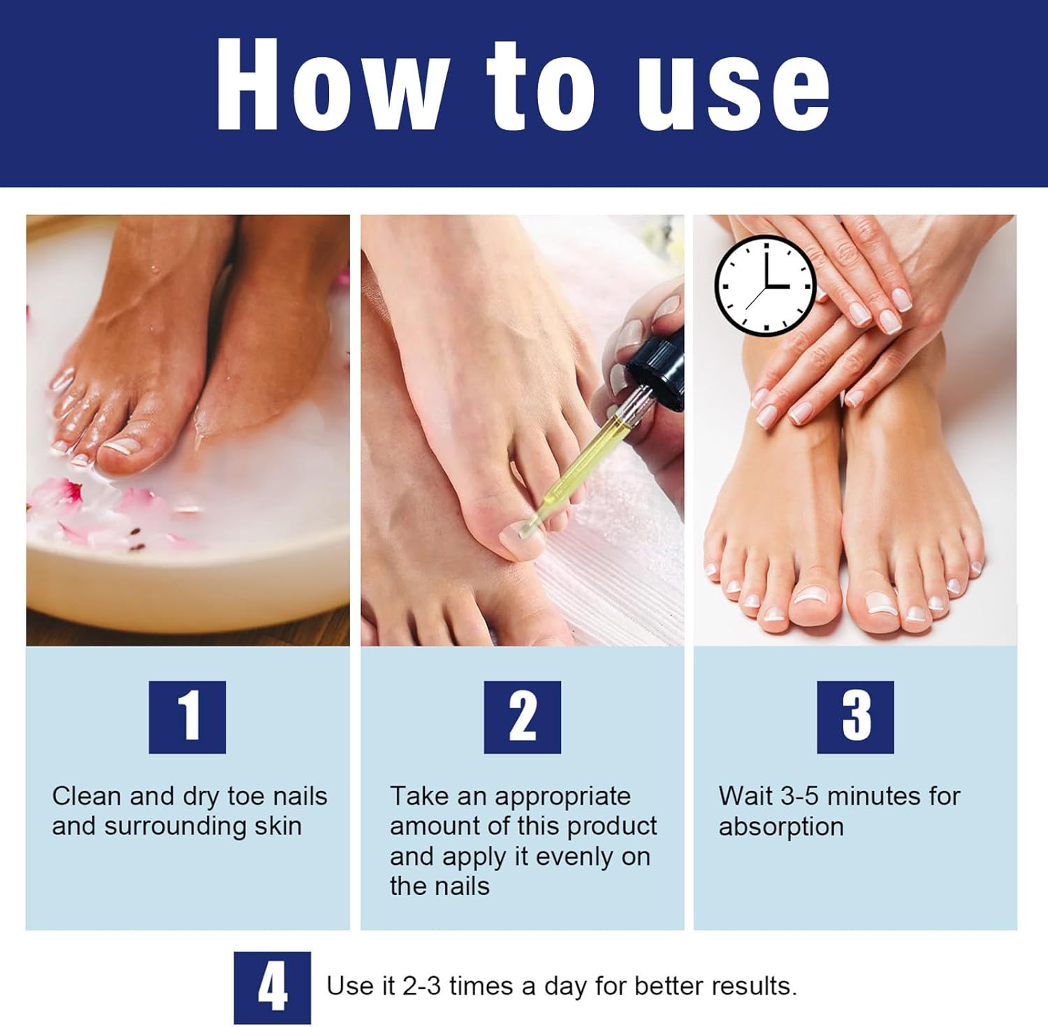 Detalle de Liquido riparatore per unghie piedi 30 ml: olio/cura con contagocce per unghie incarnite
