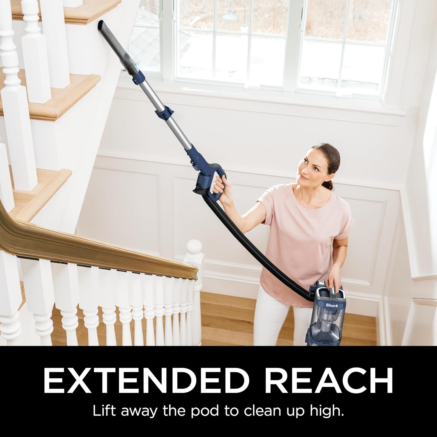 Detalle de Shark Navigator Lift-Away ADV LA301: Versatile Pet-Friendly Upright Vacuum