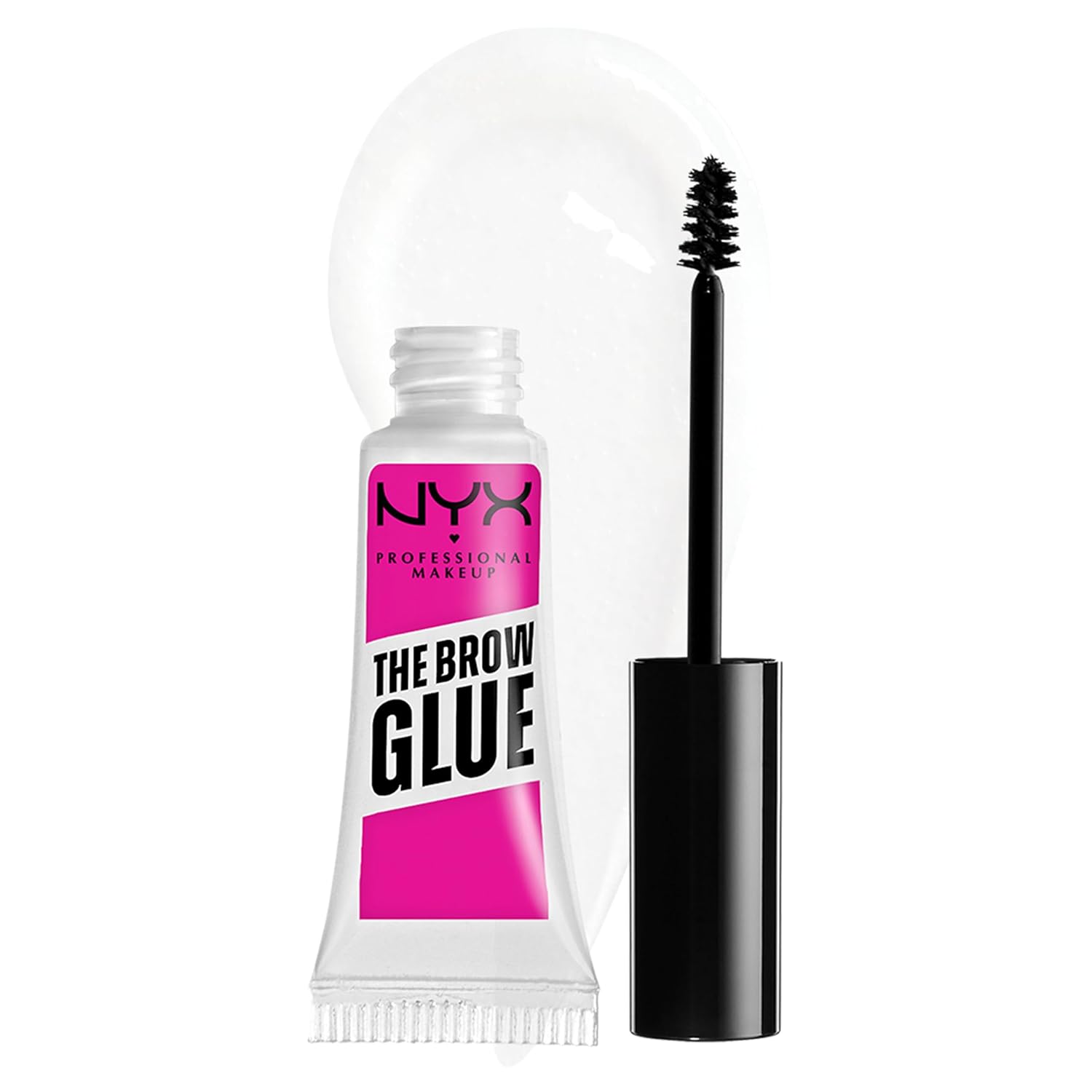 Detalle de NYX PROFESSIONAL MAKEUP The Brow Glue, Extreme Hold Eyebrow Gel - Clear