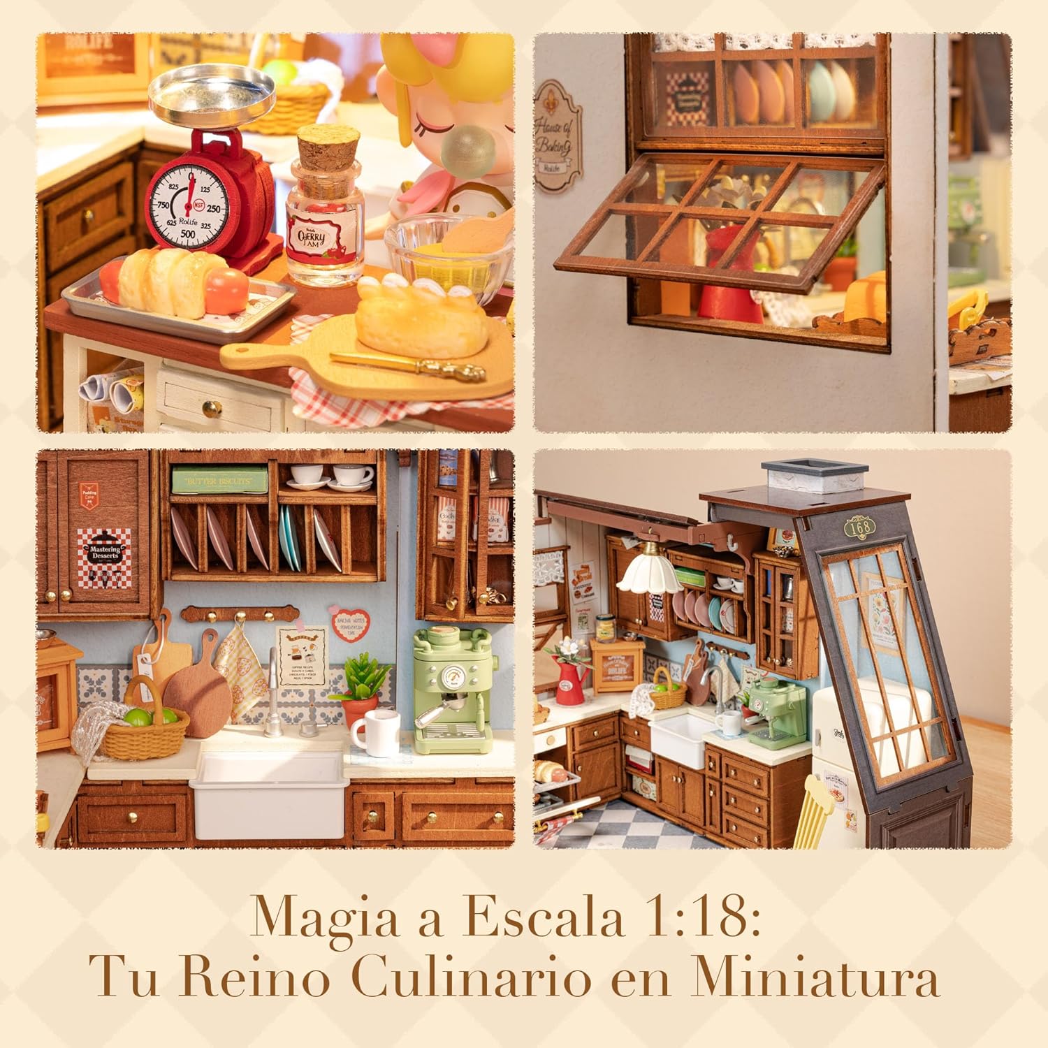Thumbnail 3 de Rolife Maquetas Panadería Miniatura 1:18