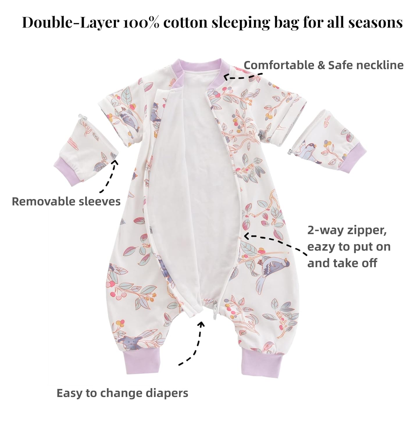 Thumbnail 1 de Chilsuessy Baby Ganzjahres Schlafsack 1.5 Tog