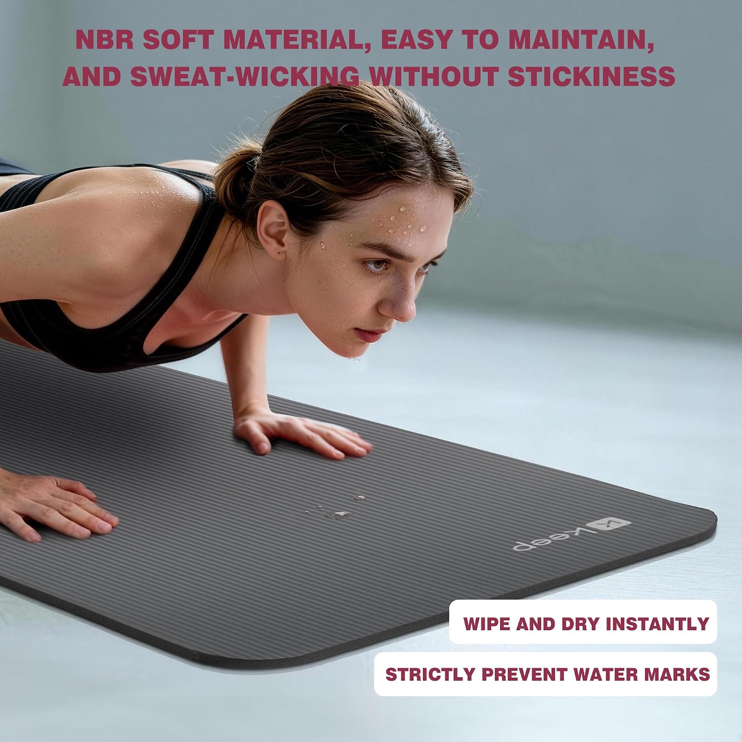 Detalle 2 de KEEP NBR Yoga Mat, 10mm