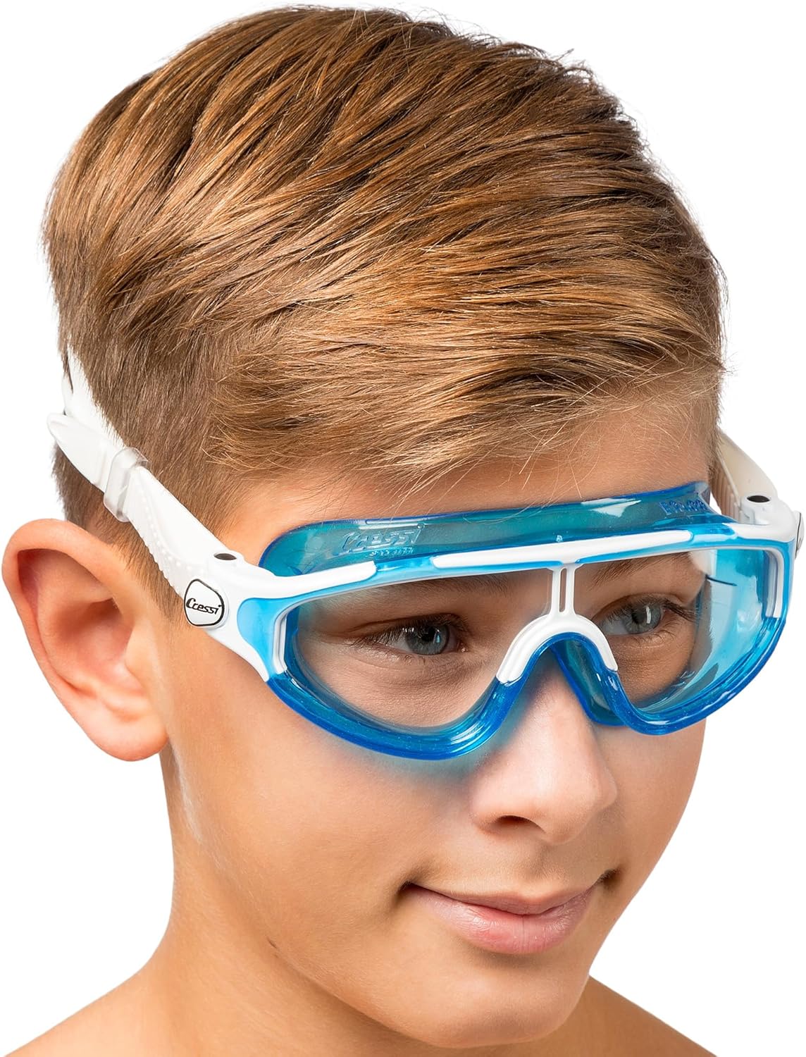 Thumbnail 6 de Cressi Baloo King Goggles: Occhialini nuoto bambini con lente antiappannante e protezione UV, regolabili 7–15 anni