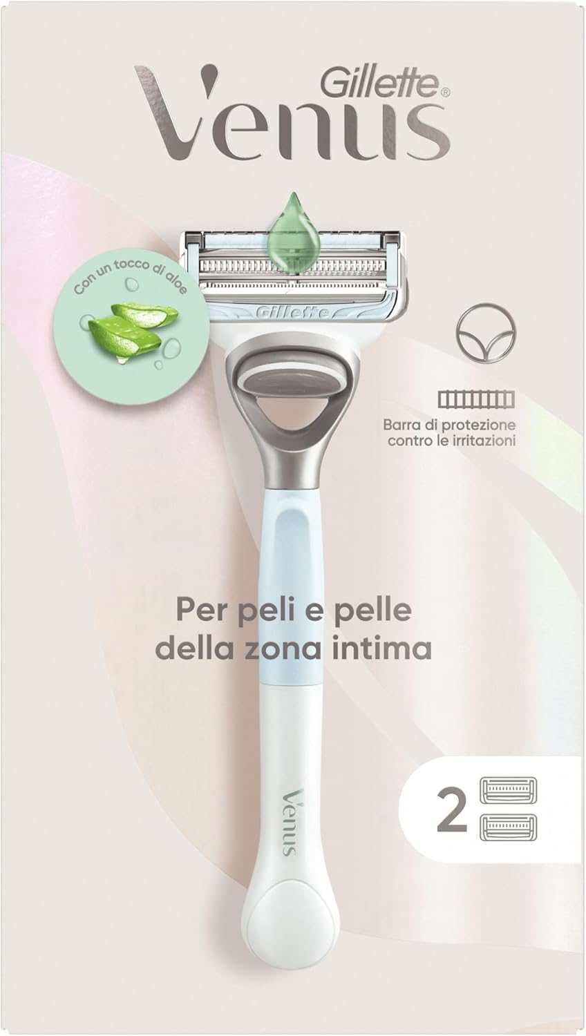 Thumbnail 6 de Gillette Venus rasoio per peli e pelle della zona intima donna con 5 lamette di ricambio