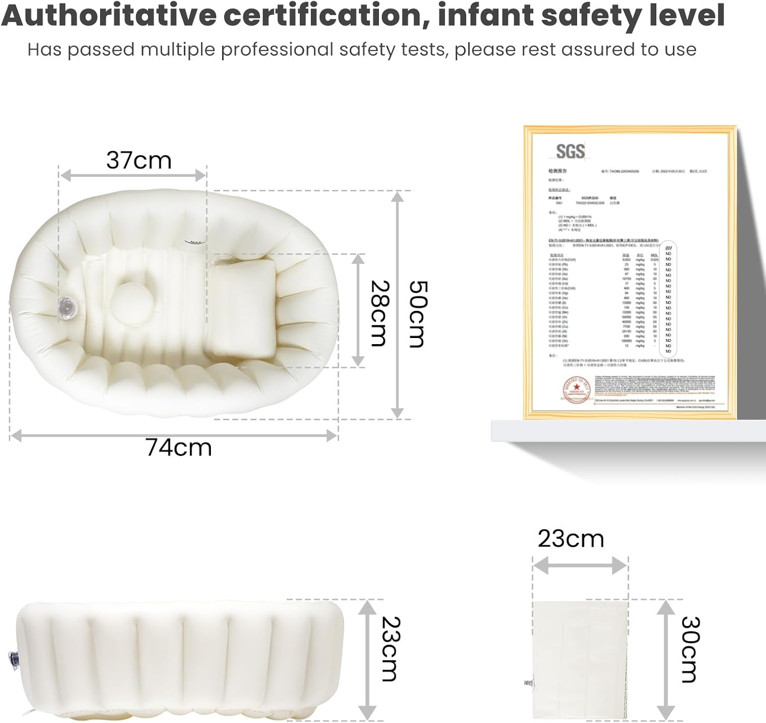 Thumbnail 4 de Inflatable Baby Bath Tub
