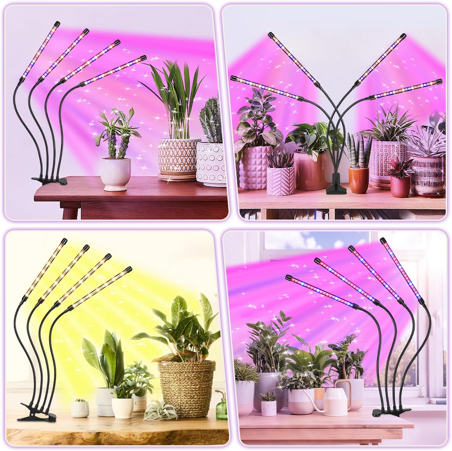 Thumbnail 6 de Indoor Plant Grow Light 80 LED 10-Level Dimmable 🌱