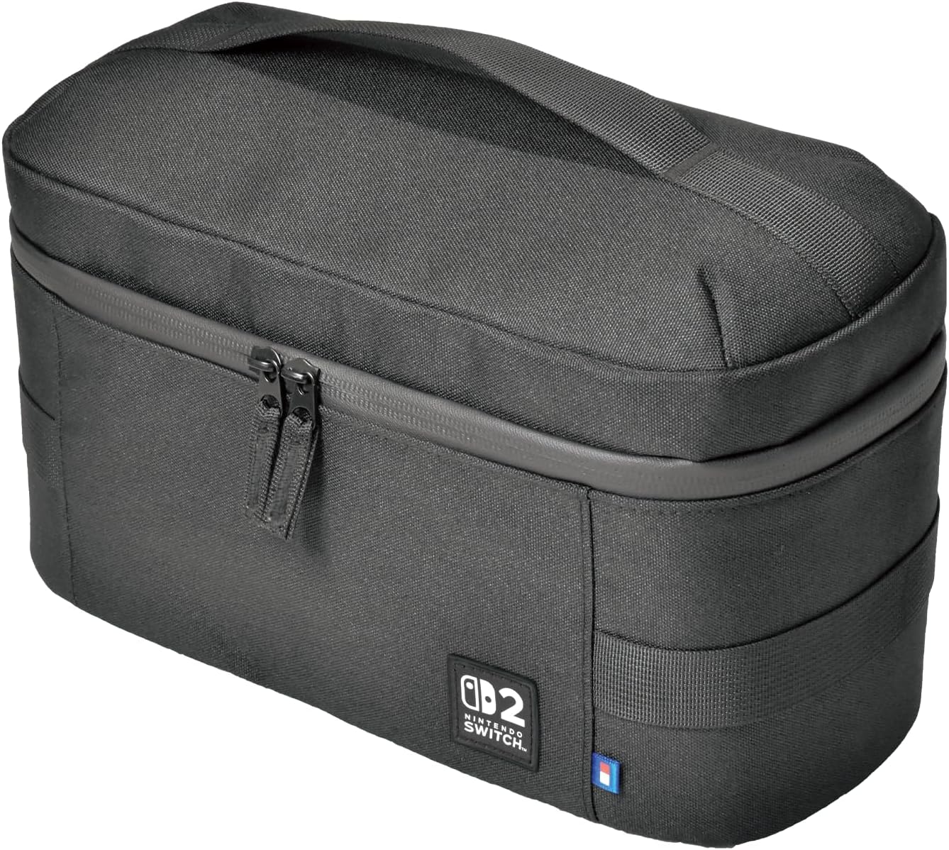Detalle de Hori Sac Compact Tout-en-Un (Noir) pour Nintendo Switch 2, sous licence officielle Nintendo