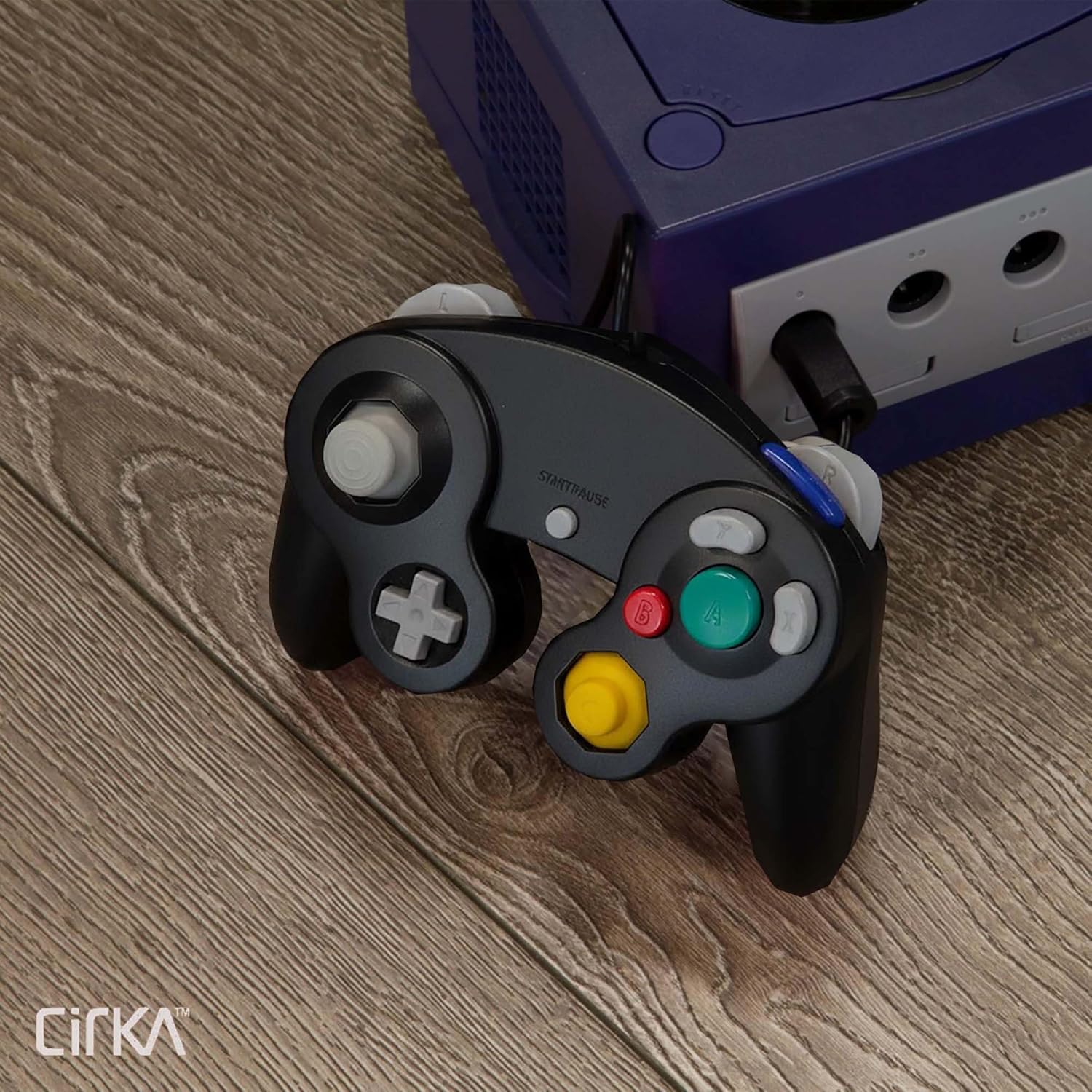 Thumbnail 4 de CirKa Wired Controller for GameCube GC/Wii Black