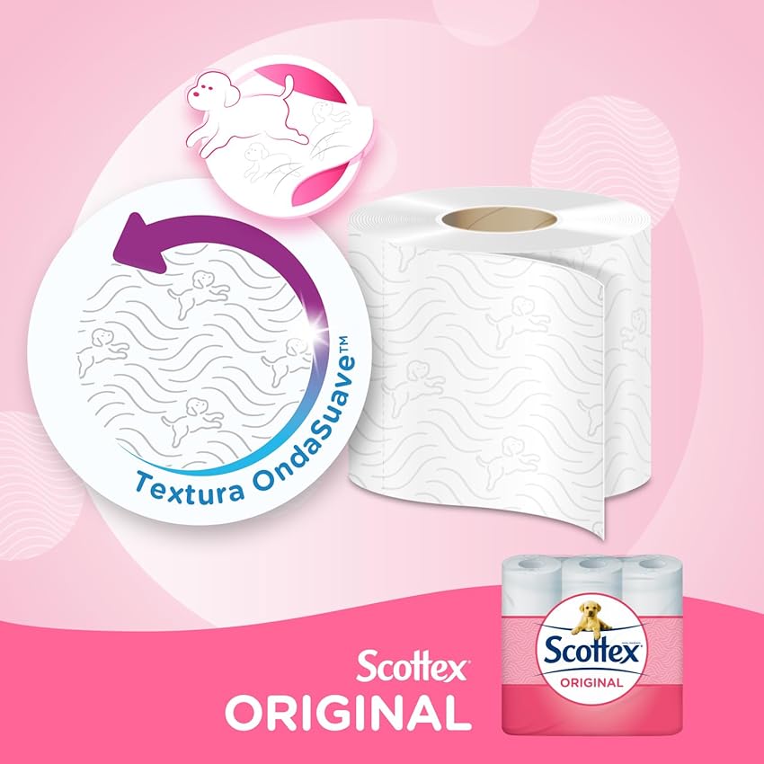 Detalle 2 de Scottex Original Papel Higiénico: Suavidad y Resistencia 🧻