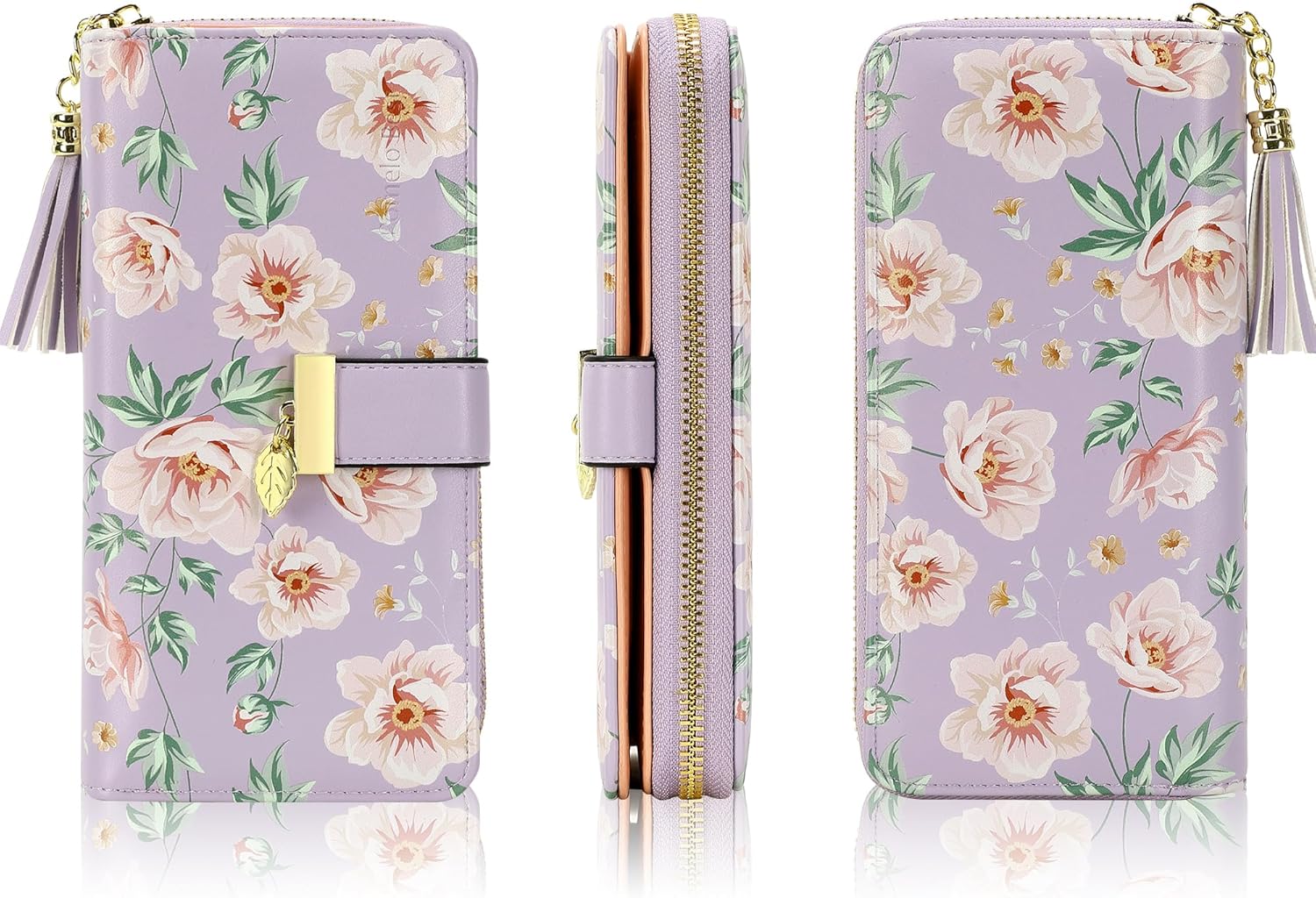 Thumbnail 4 de Pomelo Best RFID Women’s Wallet (Large Capacity) with 12 Card Slots & Phone-Fit Design