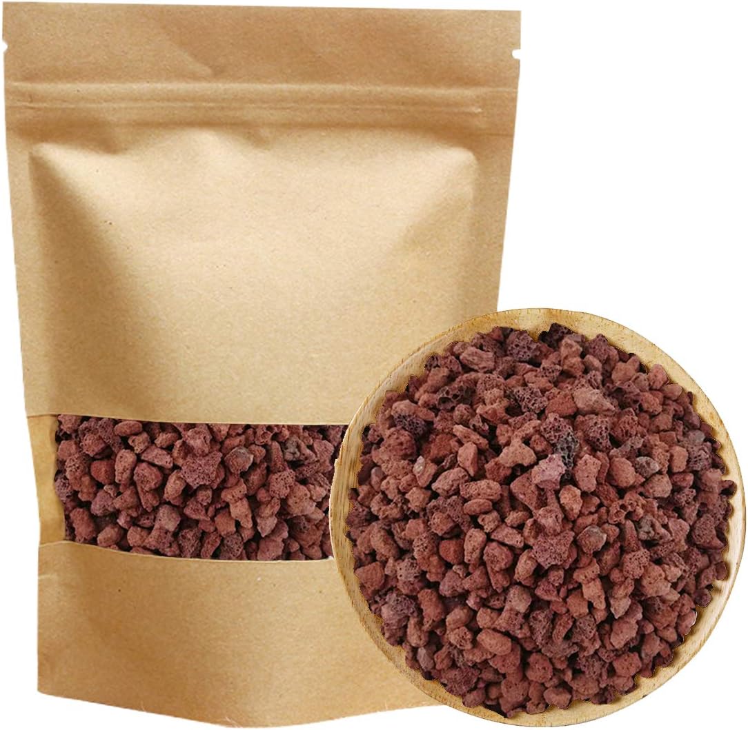 Detalle de TOYPOPOR CWBD-aa2863 Red Lava Rock for Bonsai, Succulents and Cactus Pots