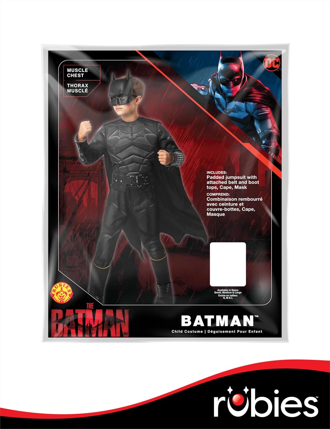 Thumbnail 6 de Rubies Batman Costume for Kids, Medium
