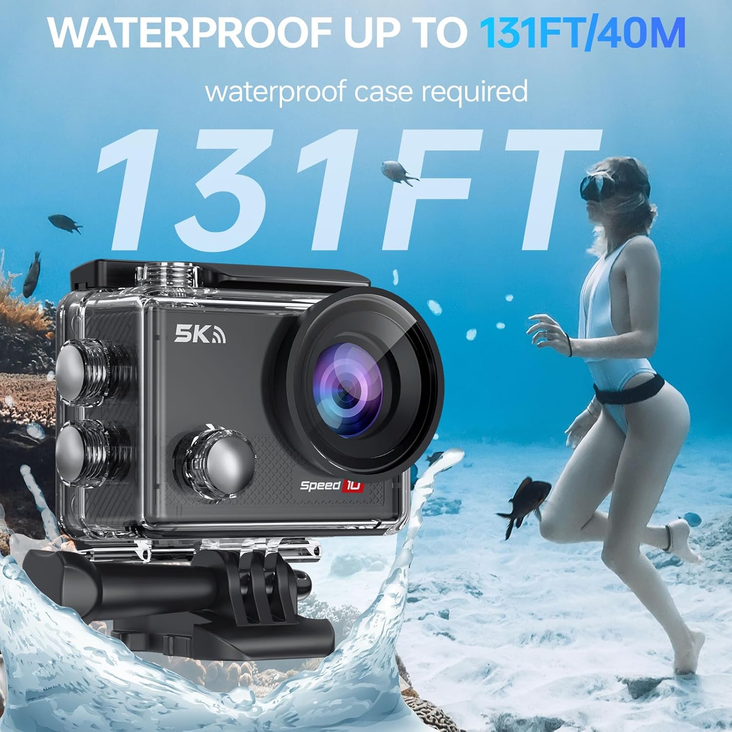 Detalle de Hiicam Speed 10 Action Cam 5K30FPS
