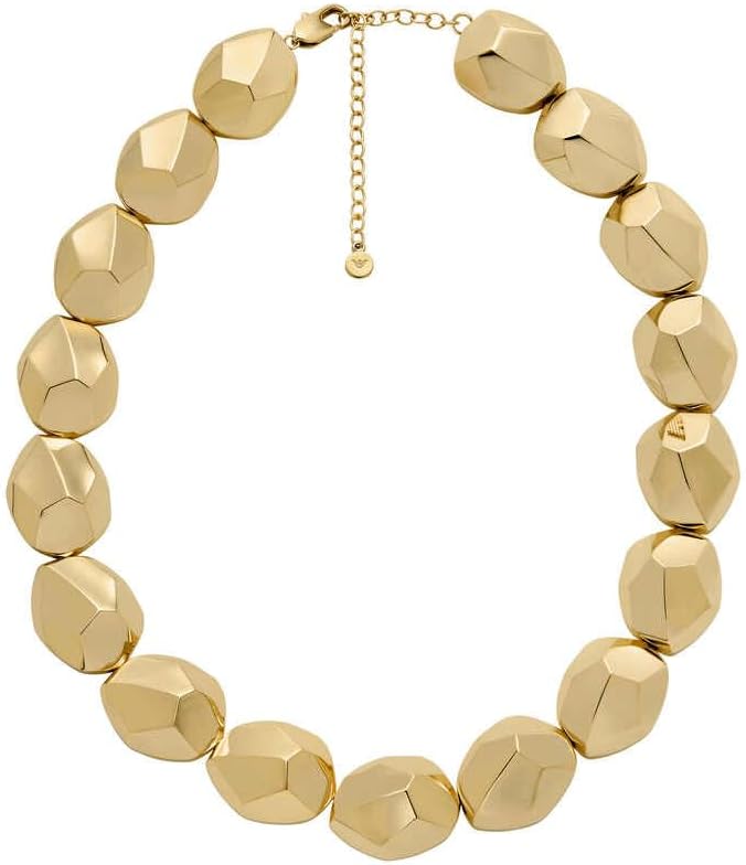 Thumbnail 4 de Emporio Armani Collana da donna in ottone con chiusura a moschettone dorata