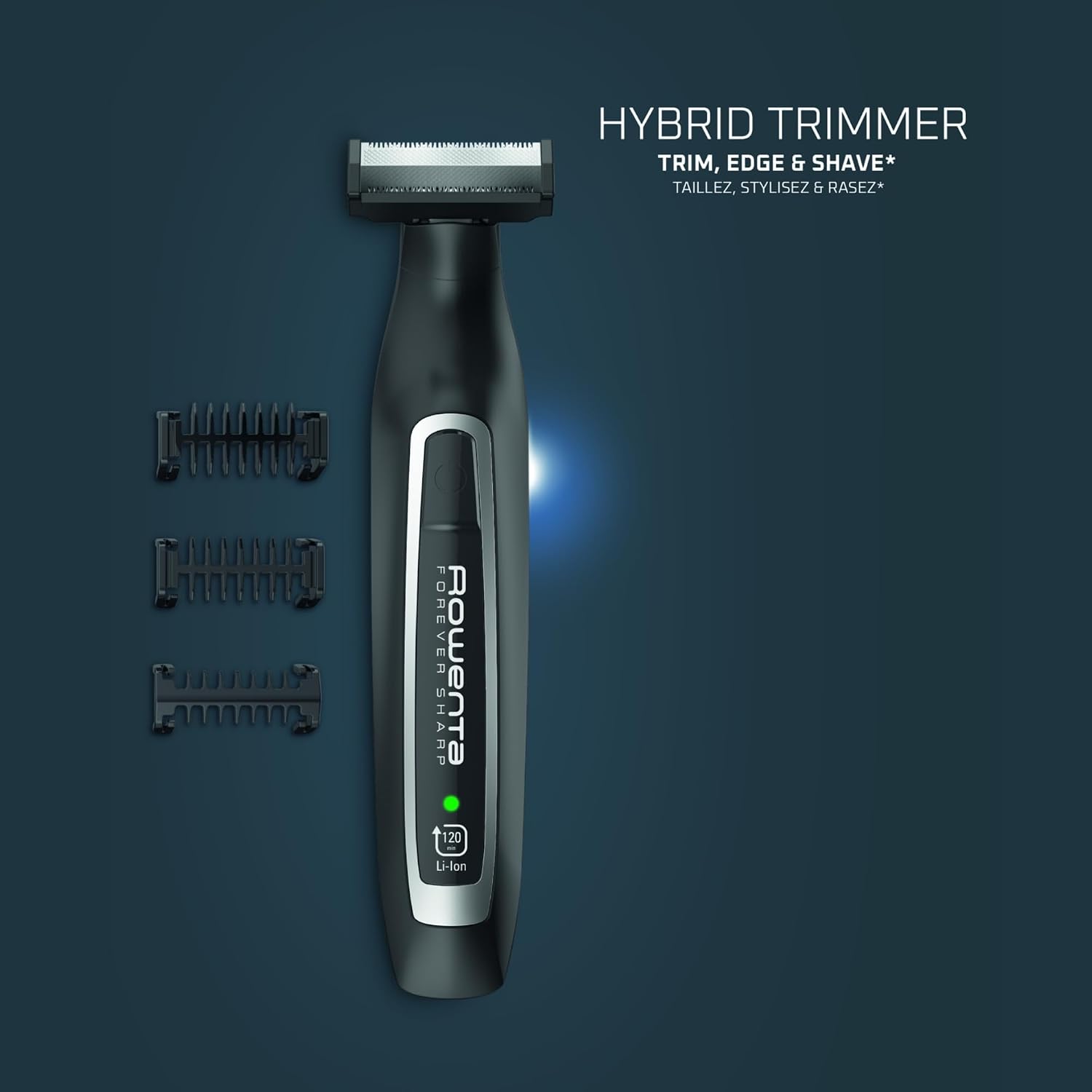 Thumbnail 6 de ROWENTA Forever Sharp Tondeuse Barbe Hybride 3en1 – précision, autonomie et confort