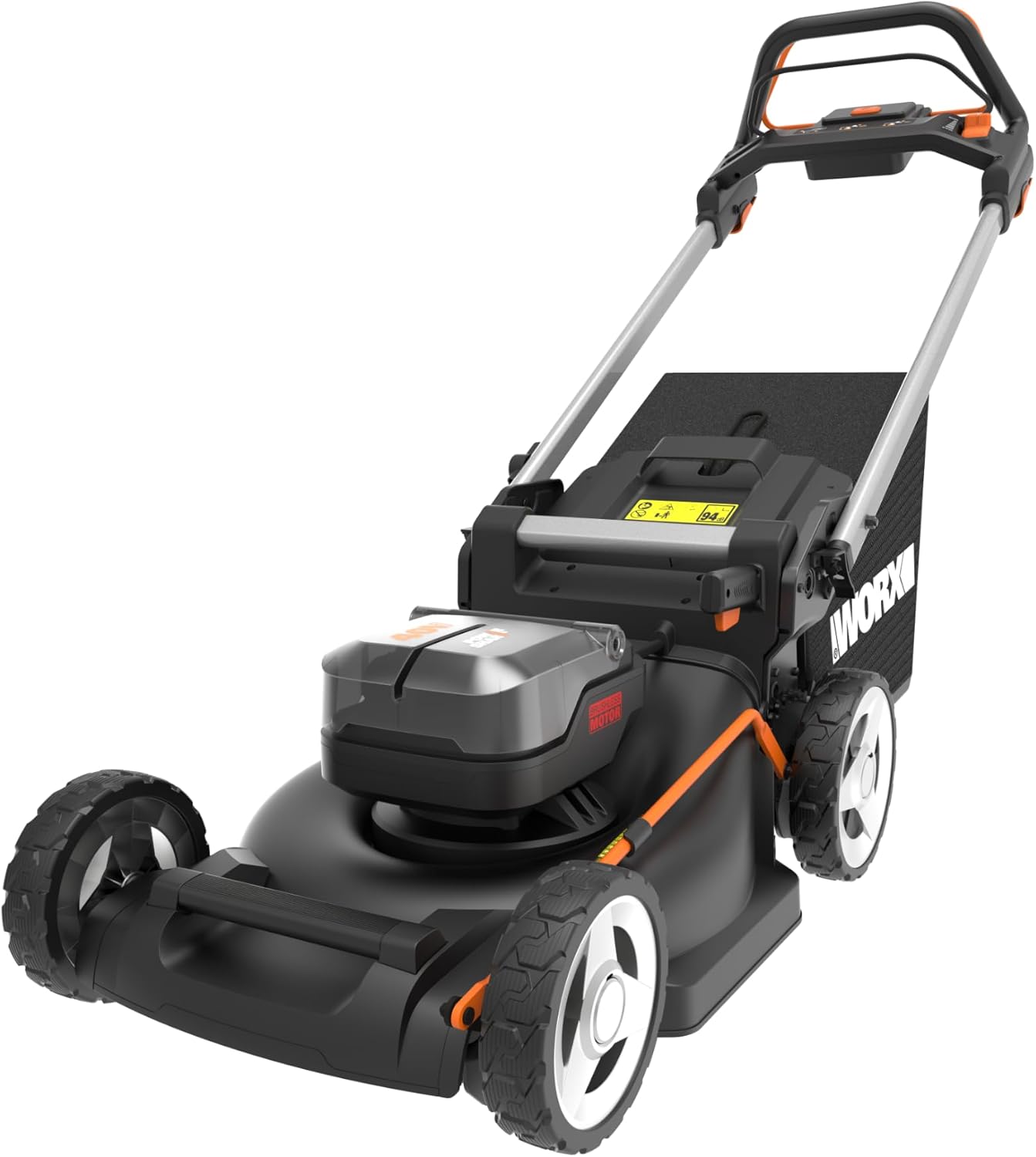 Thumbnail 6 de WORX Tondeuse à Gazon sans Fil 40V WG737E – Surface max 600 m², 37 cm, 2 batteries 4Ah + chargeur rapide