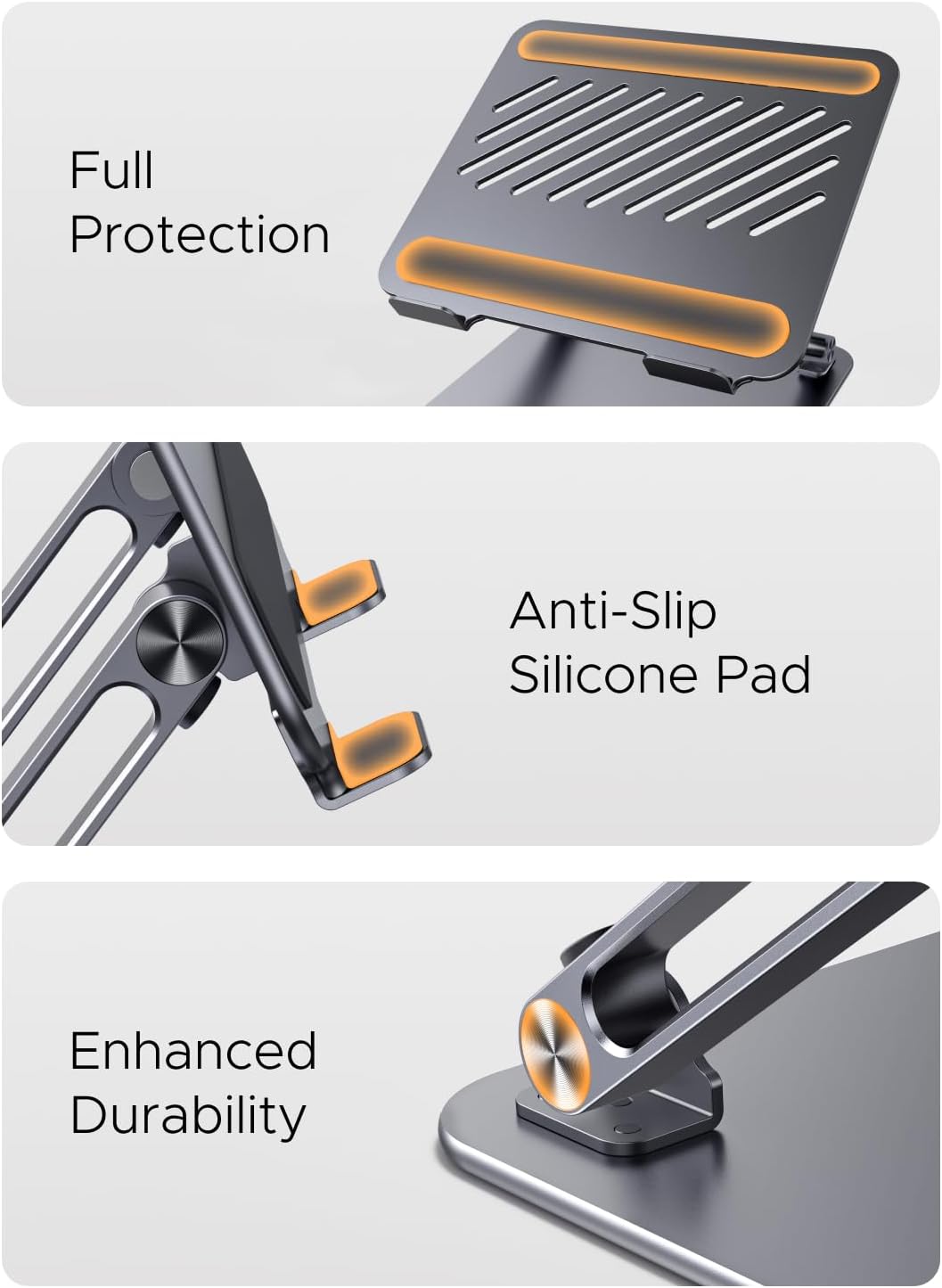 Detalle 2 de UGREEN 45929 LP966 Adjustable Laptop Stand with Vented Panel