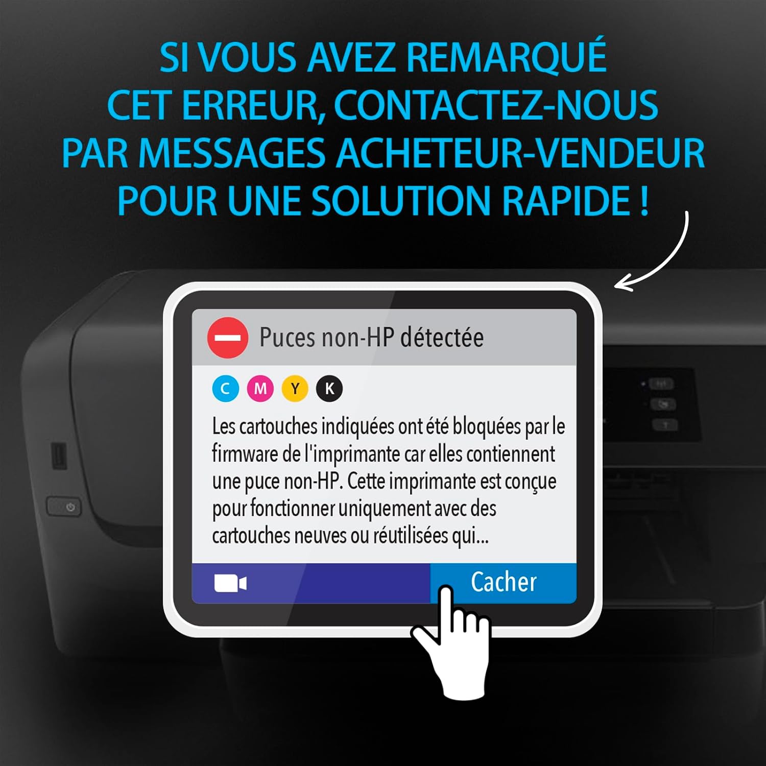 Thumbnail 5 de Smart Ink Pack de cartouches compatibles HP 903 XL (903XL) – 4 couleurs : Noir XL, Cyan, Magenta, Jaune