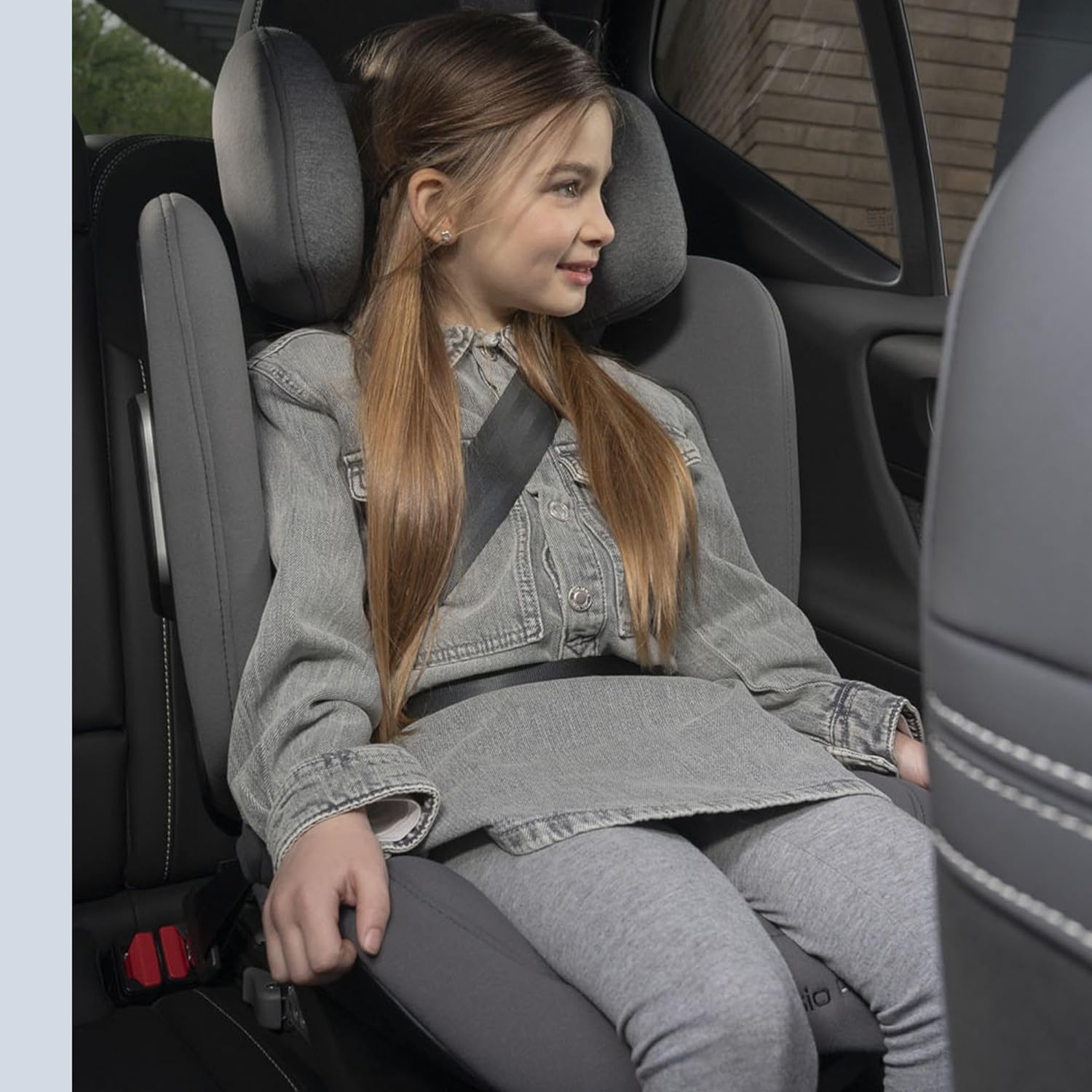 Detalle 2 de Siège auto Inglesina Cartesio i-Size, Isofix – pour enfants de 3 à 12 ans (100–150 cm) Moon Grey