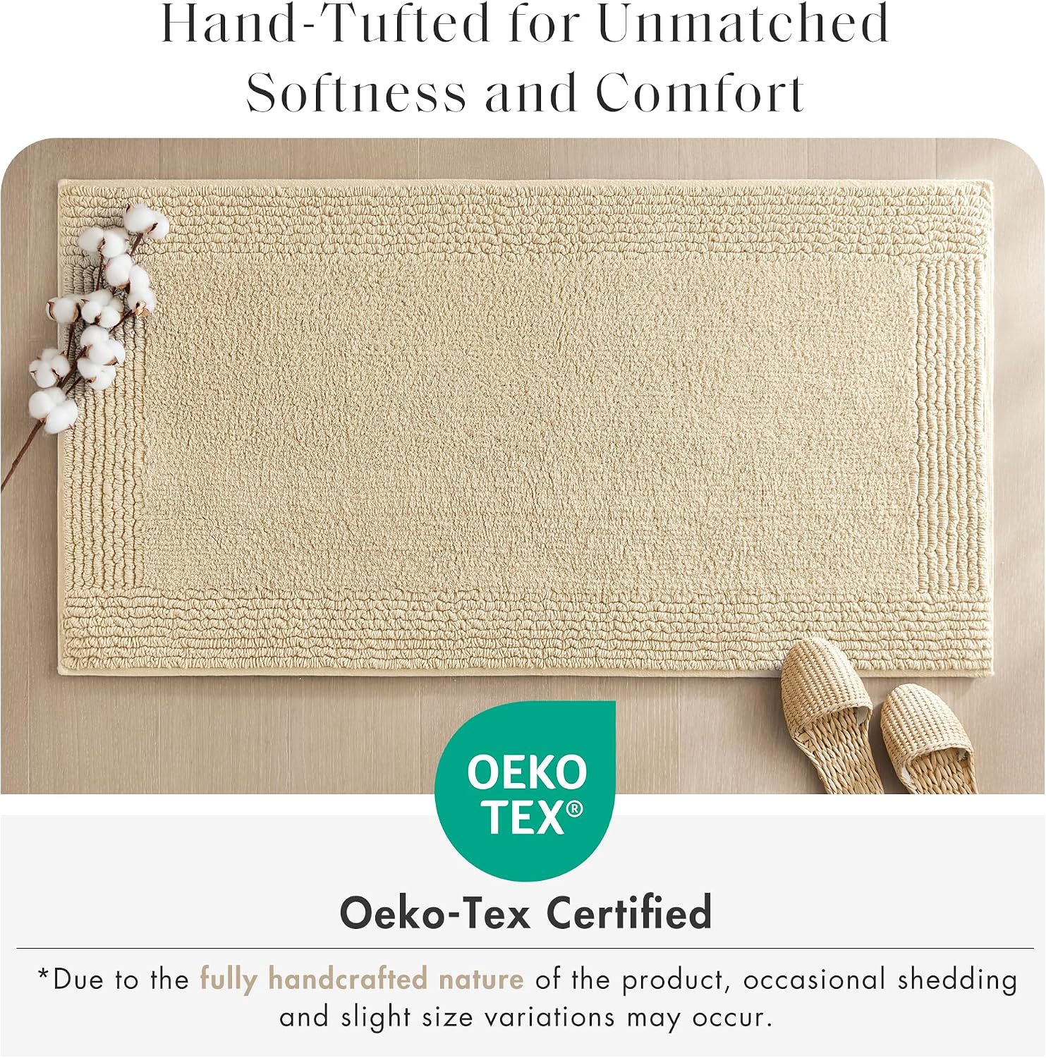 Detalle 2 de Madison Park Splendor Cotton Bath Rug 21x34