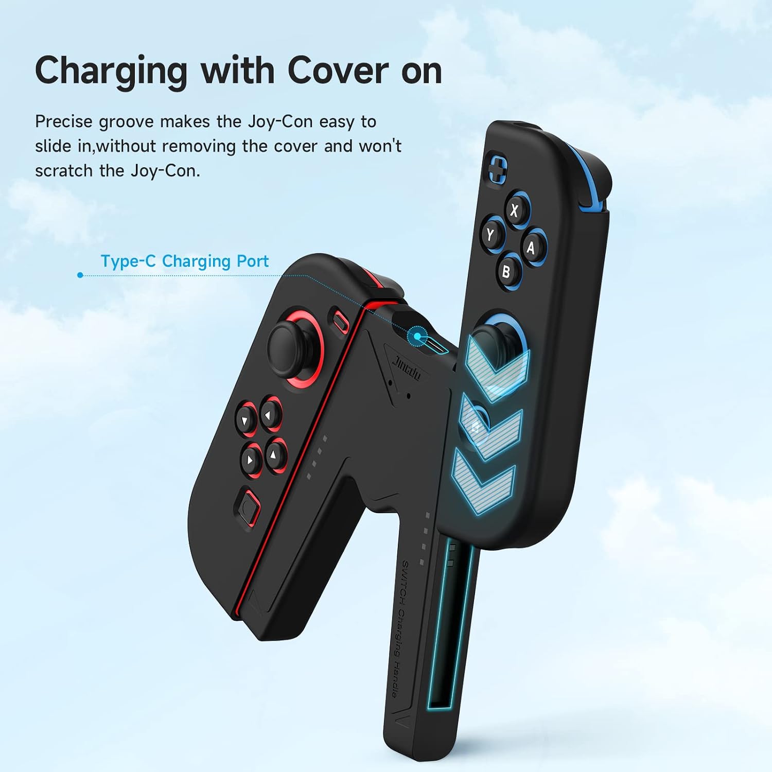 Detalle 2 de JINGDU Ladegriff für Switch Joy‑Con