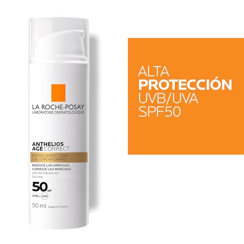 Detalle de La Roche-Posay Gel-Crema Protector Antiedad SPF50 | Fotocorrector diario con Cellox-B3 Tech