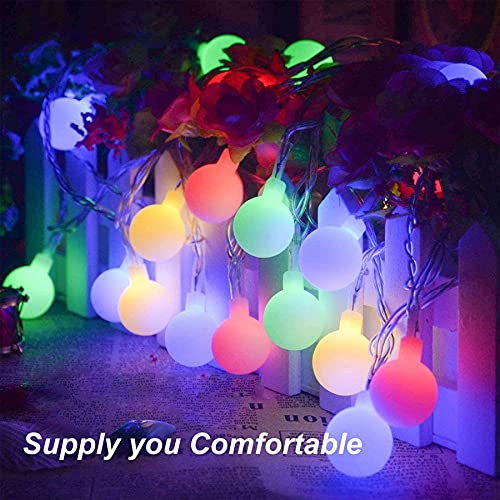 Detalle 2 de Ligarko Fairy Lights Battery: 7M, 60 LED Globe String Lights with 8 Modes