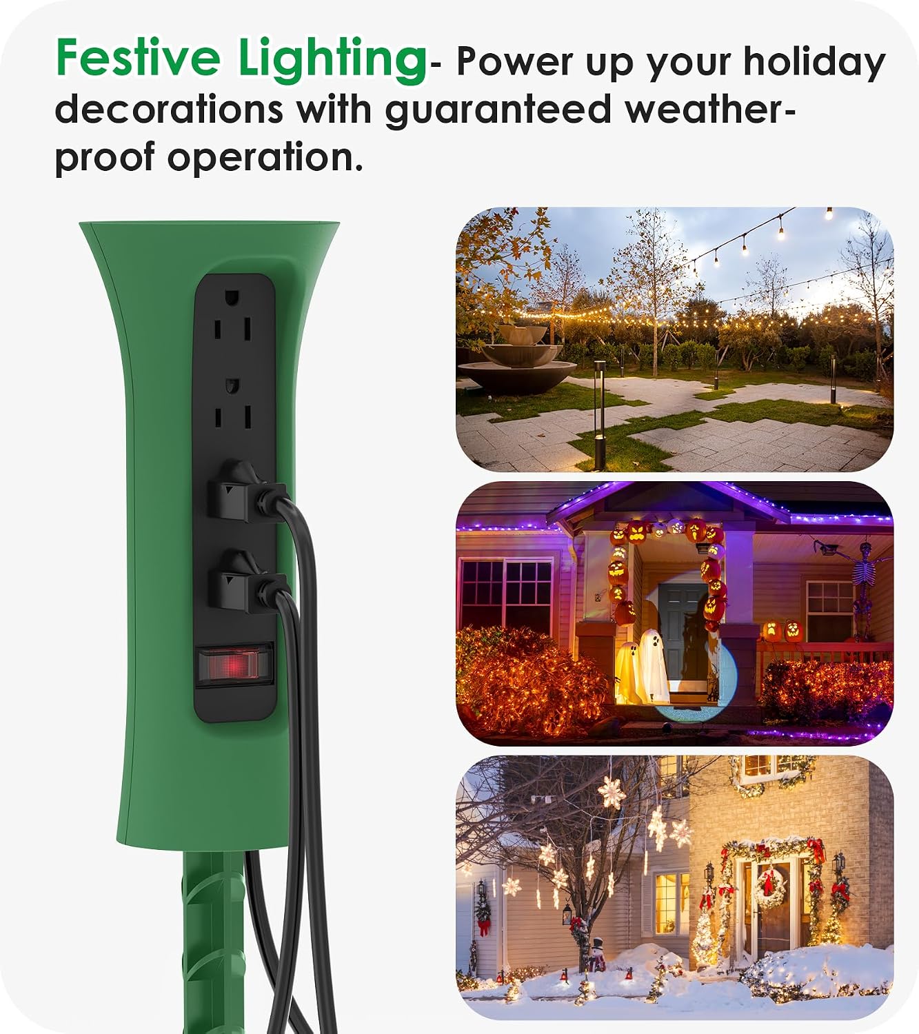 Thumbnail 5 de CCCEI Outdoor Power Strip 15 ft