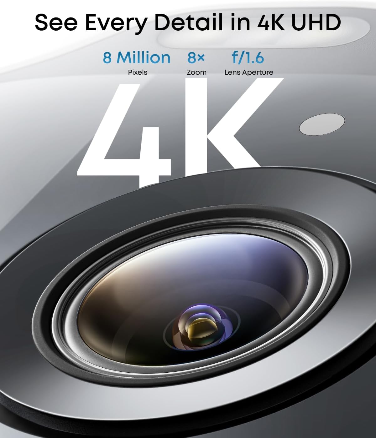 Detalle 2 de eufy Security SoloCam E42, 4-Cam Kit: 4K Solar Security Camera for maintenance-free home protection