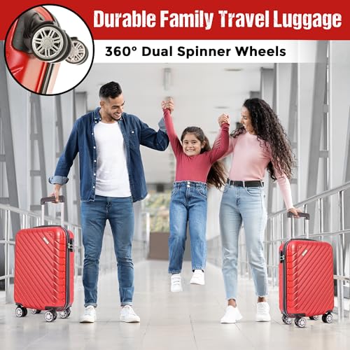 Thumbnail 9 de FLYMAX 32" Extra Large 125 Litre ABS 4-Wheel Suitcase review