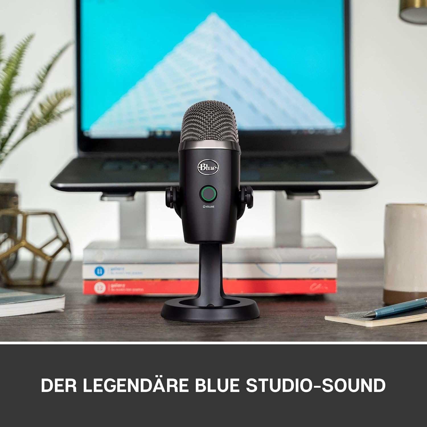 Thumbnail 1 de Logitech for Creators Blue Yeti Nano Premium USB-Mikrofon für Aufnahmen, Streaming, Gaming & Podcasting (Niere/Kugel), Schwarz