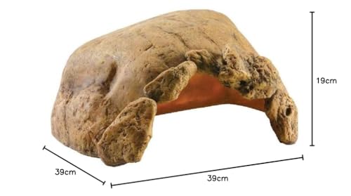 Thumbnail 3 de Exoterra Cueva tortuga escondite estable para terrario