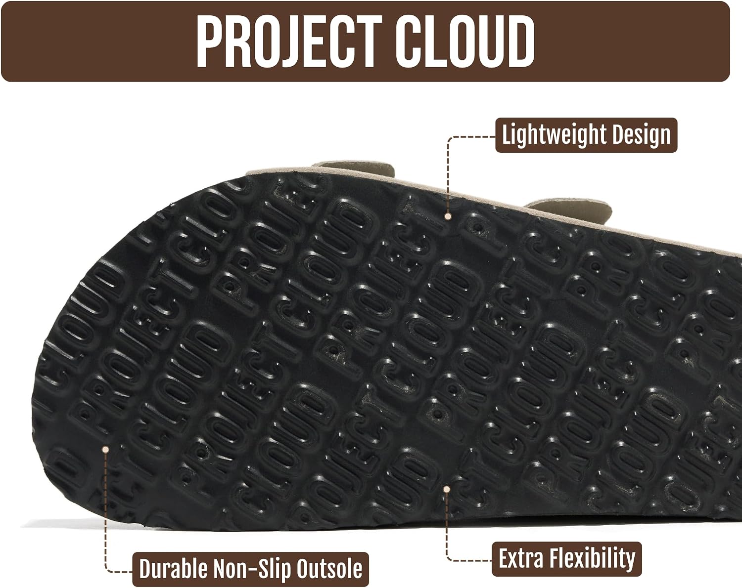Detalle 2 de Project Cloud Men's Leather Sandals