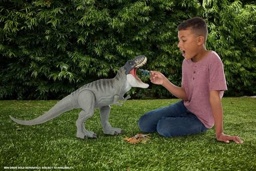 Detalle de Mattel Jurassic World: El Renacer, Tiranosaurio Rex Supercolosal – Figura de acción de 99 cm (JBG52)