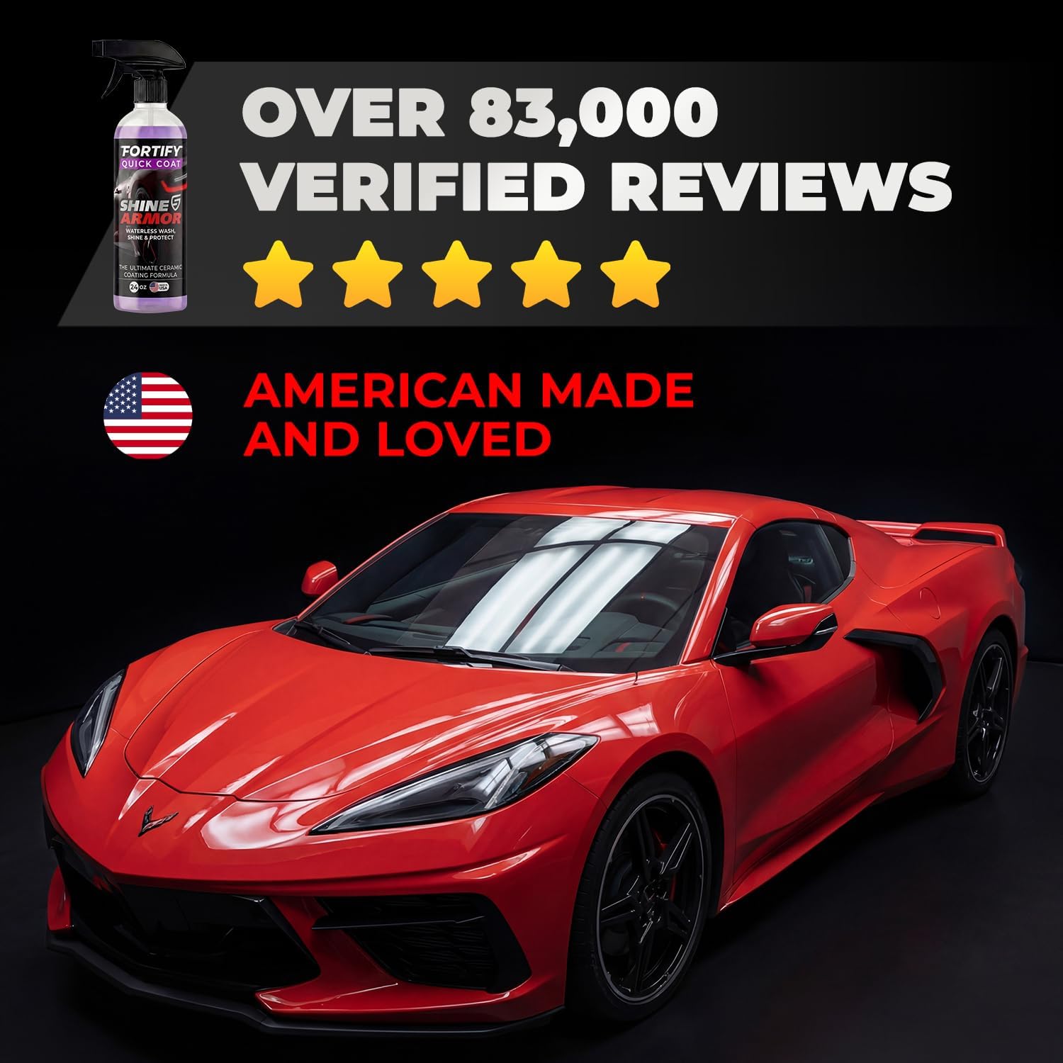 Detalle 2 de Shine Armor Fortify Quick Coat 16FlOz Car Wax Spray