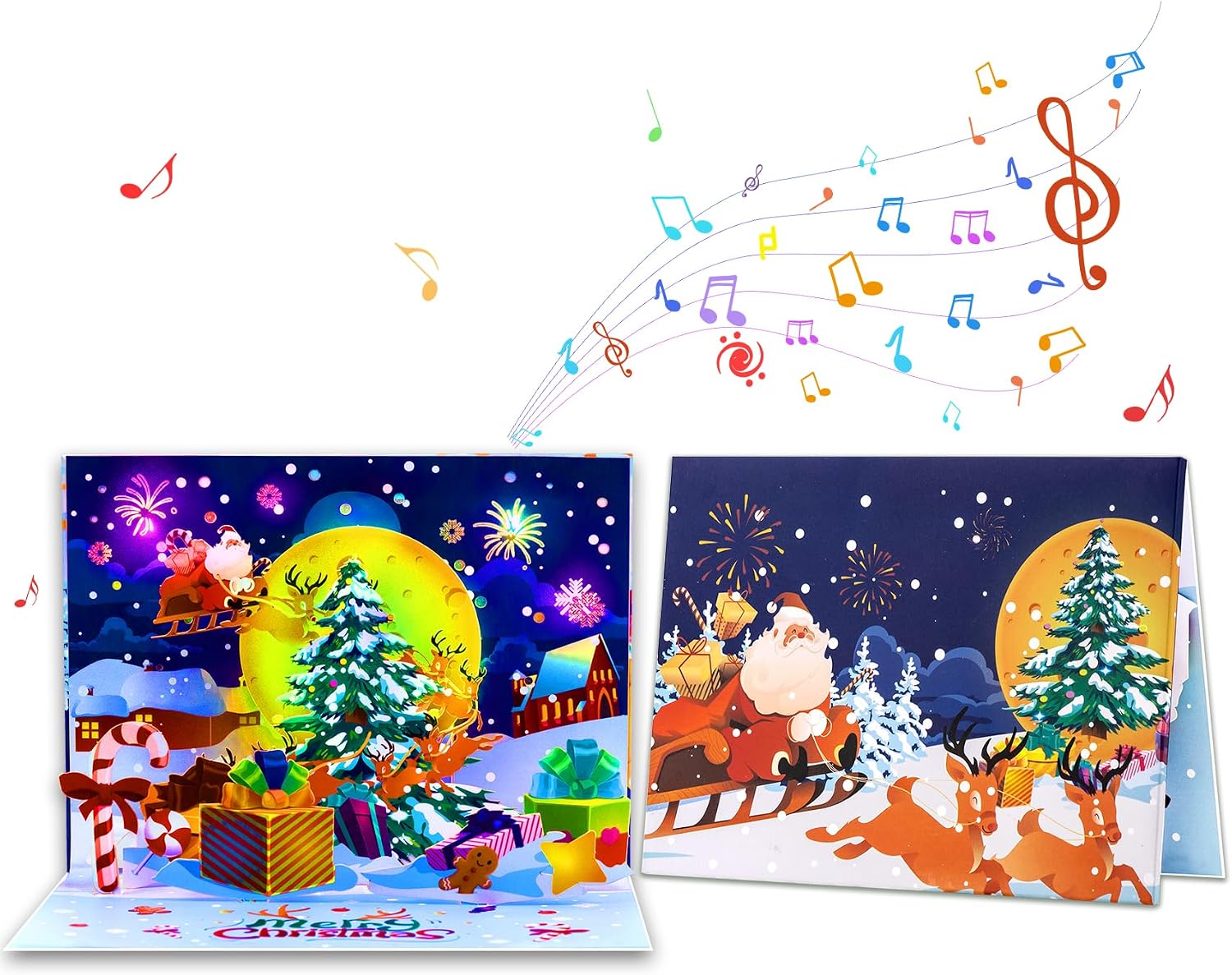 Thumbnail 6 de GREETING ART Musical Christmas Card