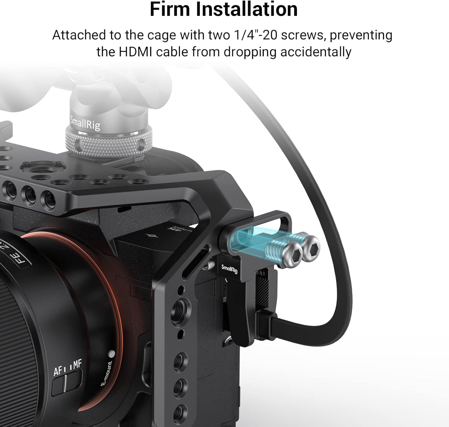 Thumbnail 3 de SmallRig Serre-câble HDMI pour Cage de caméra 3637