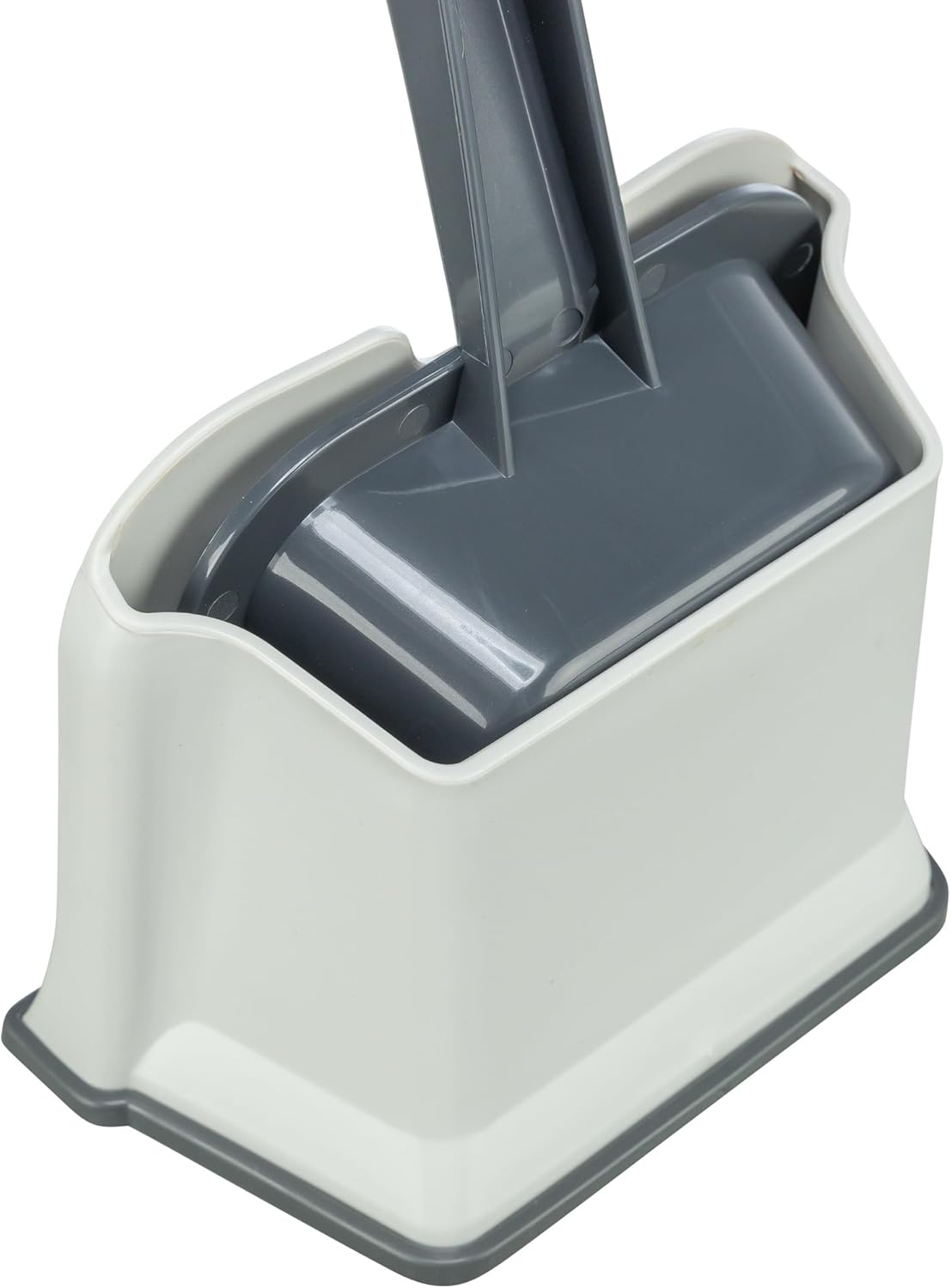 Detalle 1 de TRIXIE Litter Scoop with Holder – Size L (White/Grey) for All Common Litter Types