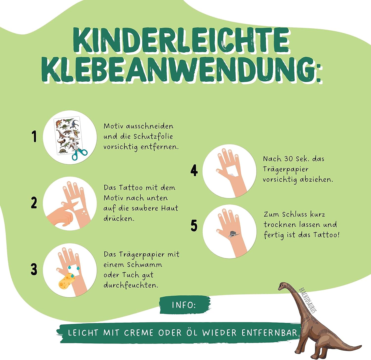Detalle 2 de Papierdrachen Papierdrachen Tattoos 100 für Jungen