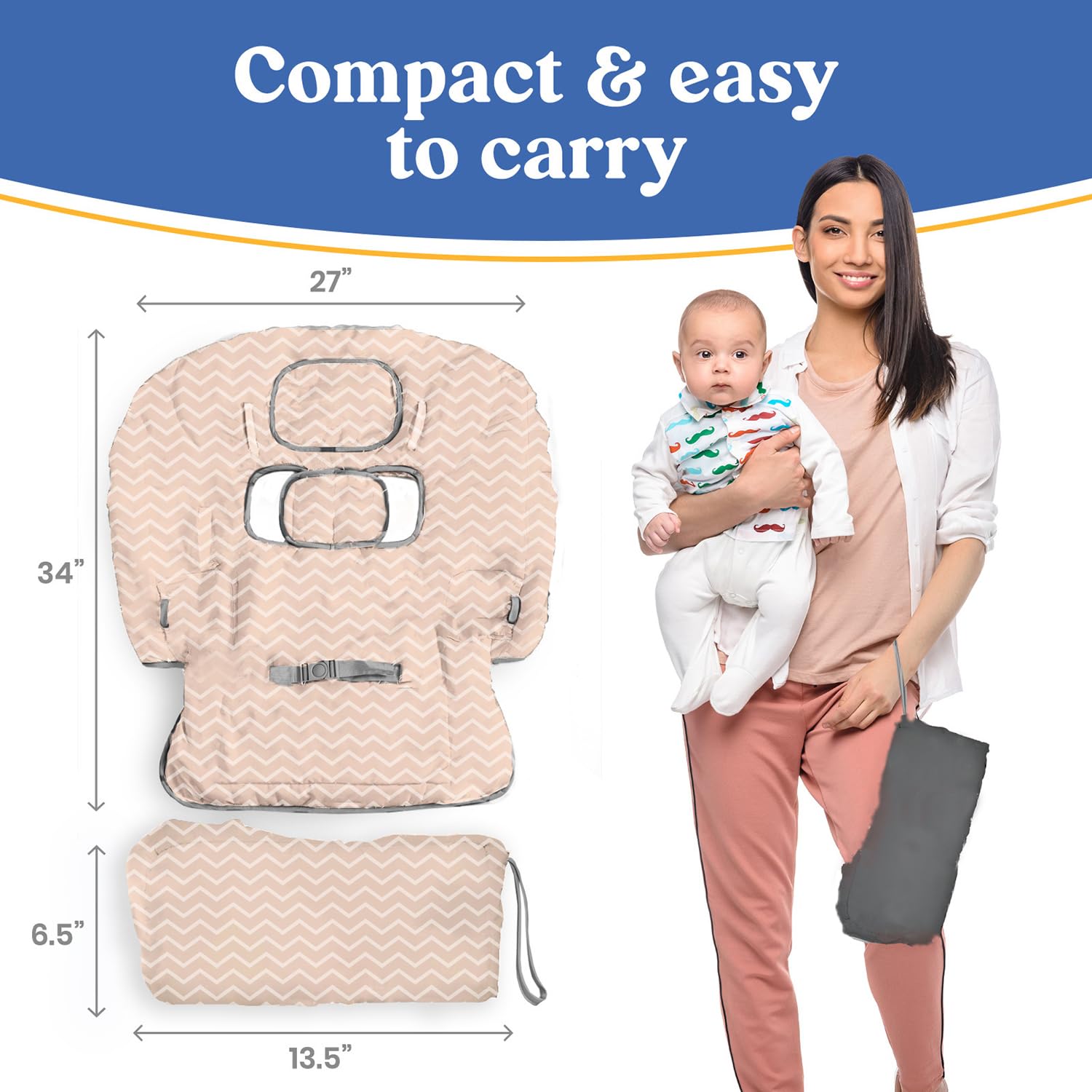 Thumbnail 6 de Shopping Cart Seat Cover, Cotton