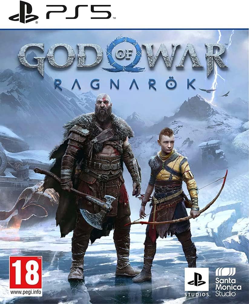 Detalle de God of War Ragnarök sur PS5 (édition Standard) – Version physique CD, 1 joueur, PEGI 18
