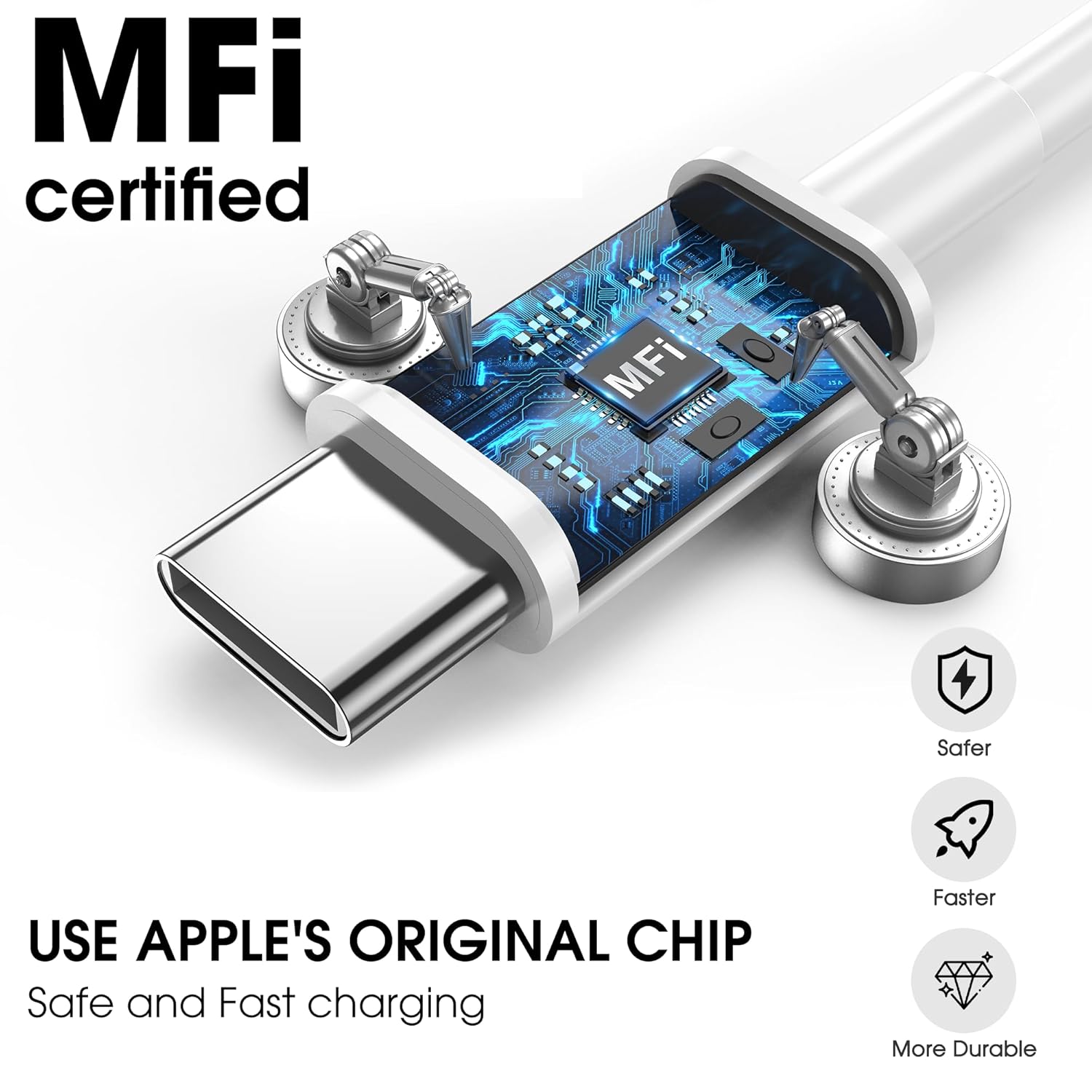 Thumbnail 1 de USB C to USB C Cable, 3-Pack ⚡