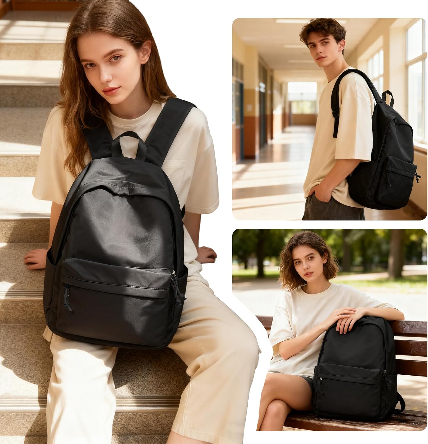 Thumbnail 6 de WEPLAN School Backpack 14 inch laptop backpack