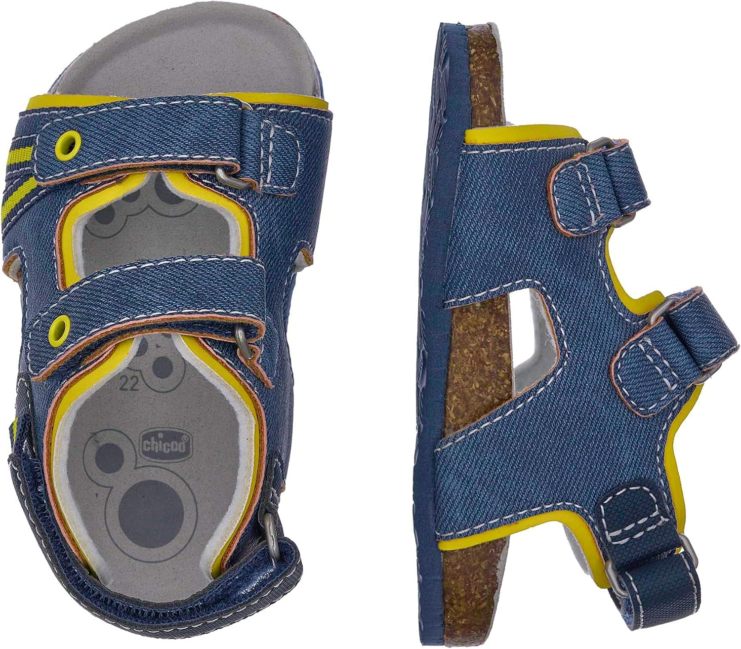 Detalle de Chicco Sandalen für Kinder – Dreifachverschluss, ideal für Strand und Schwimmbad
