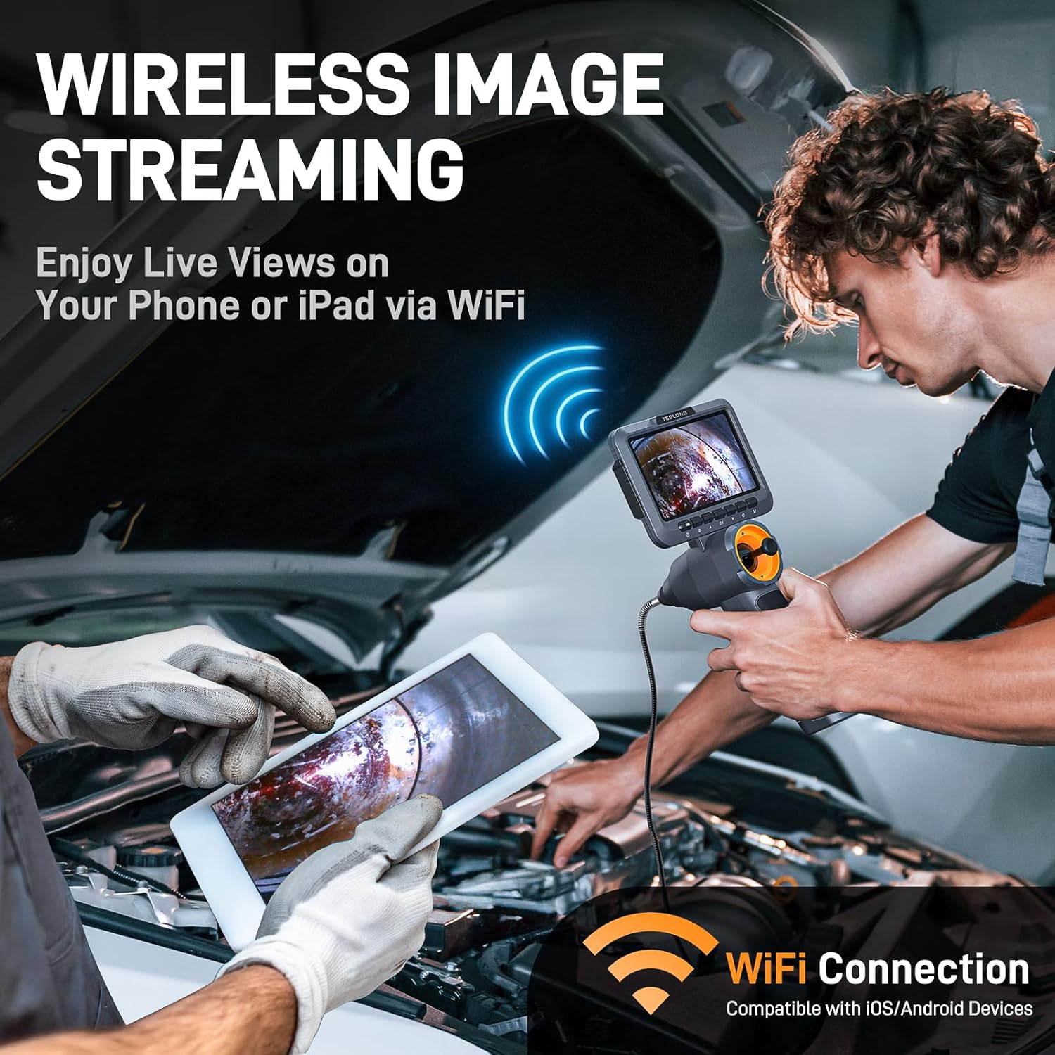 Thumbnail 6 de Teslong Dual Lens 360° borescope 5" monitor 📷