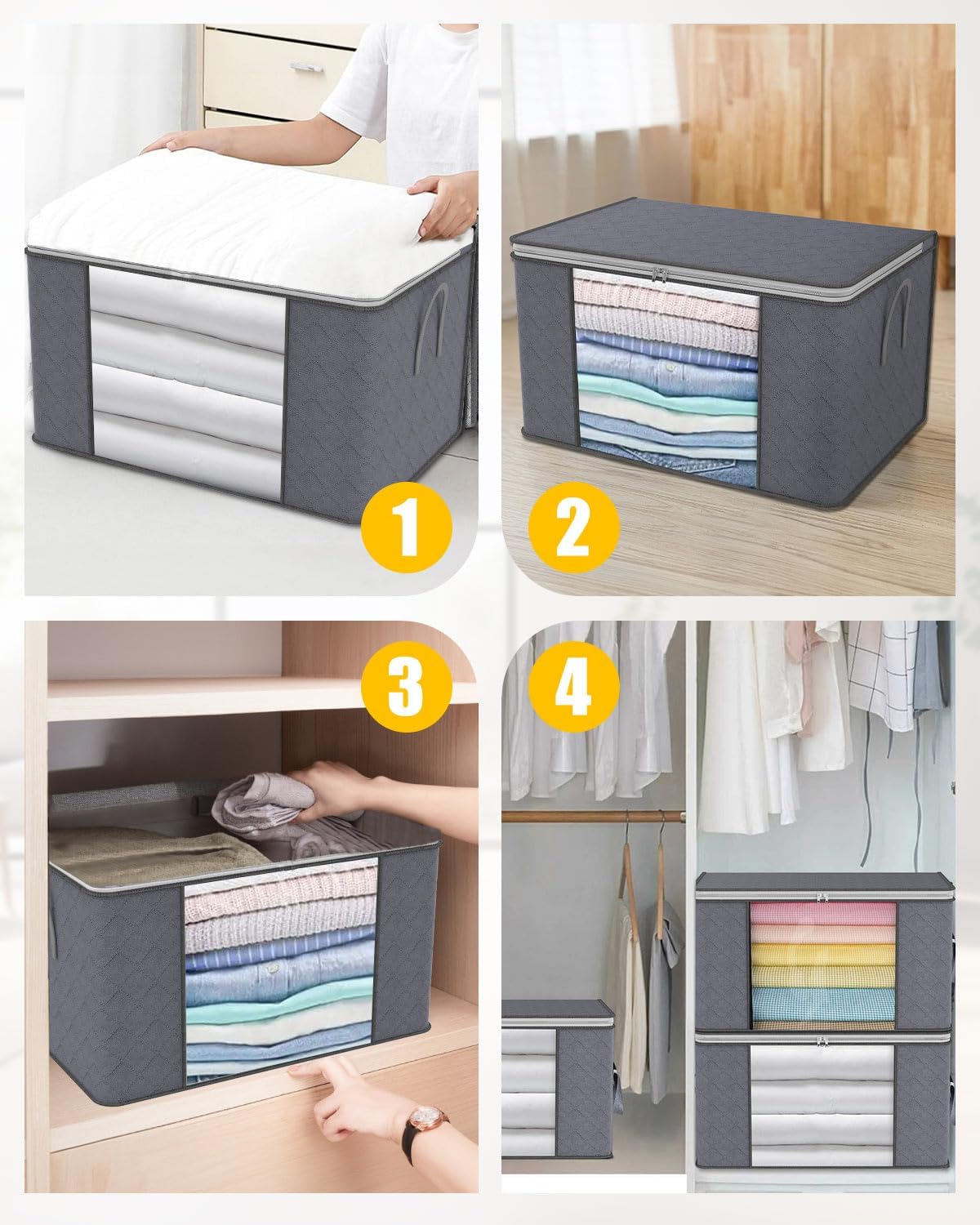 Thumbnail 6 de KALAHOL 90L Large Capacity Storage Bags